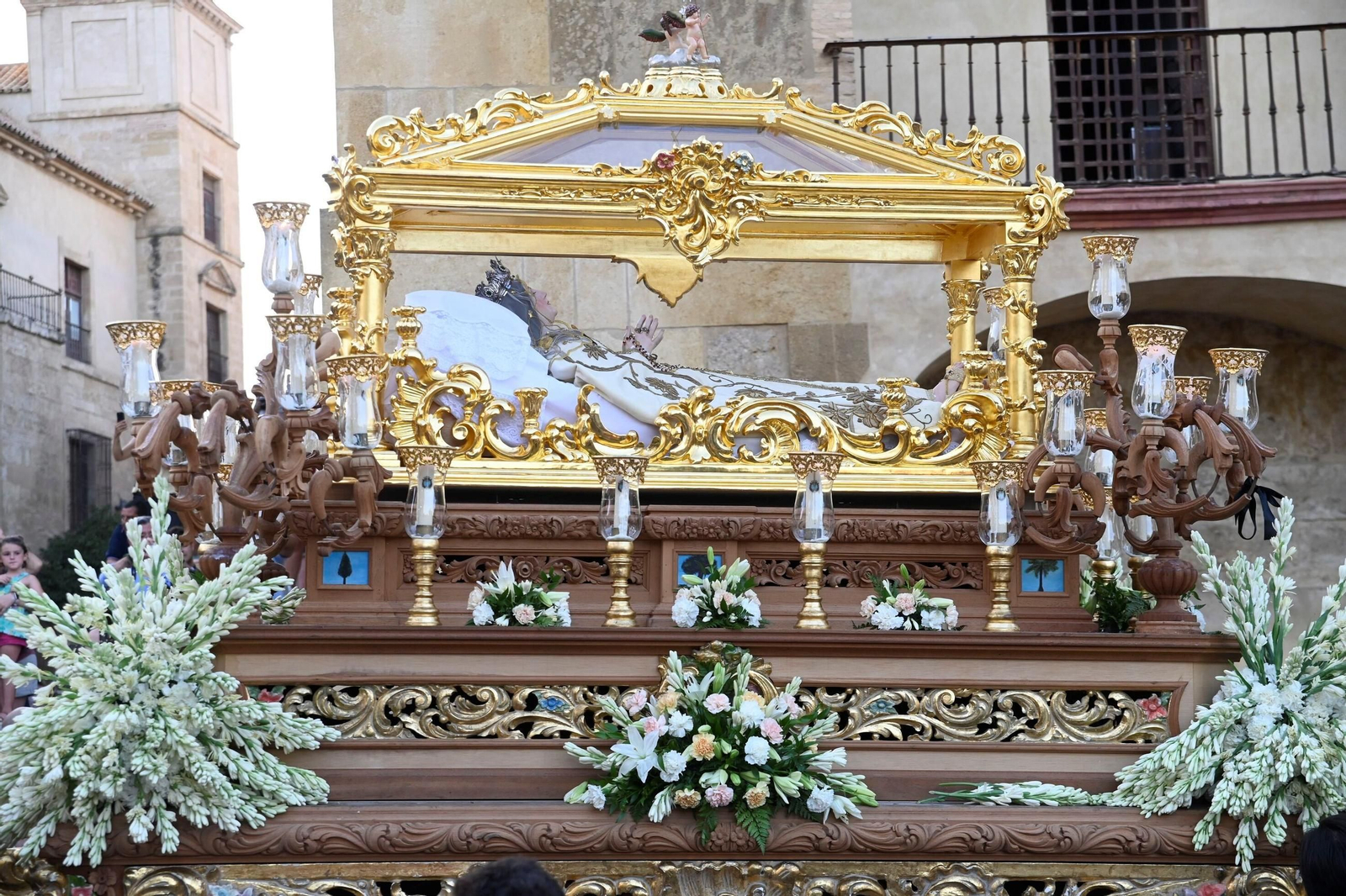 La Virgen de Acá, en su paso procesional