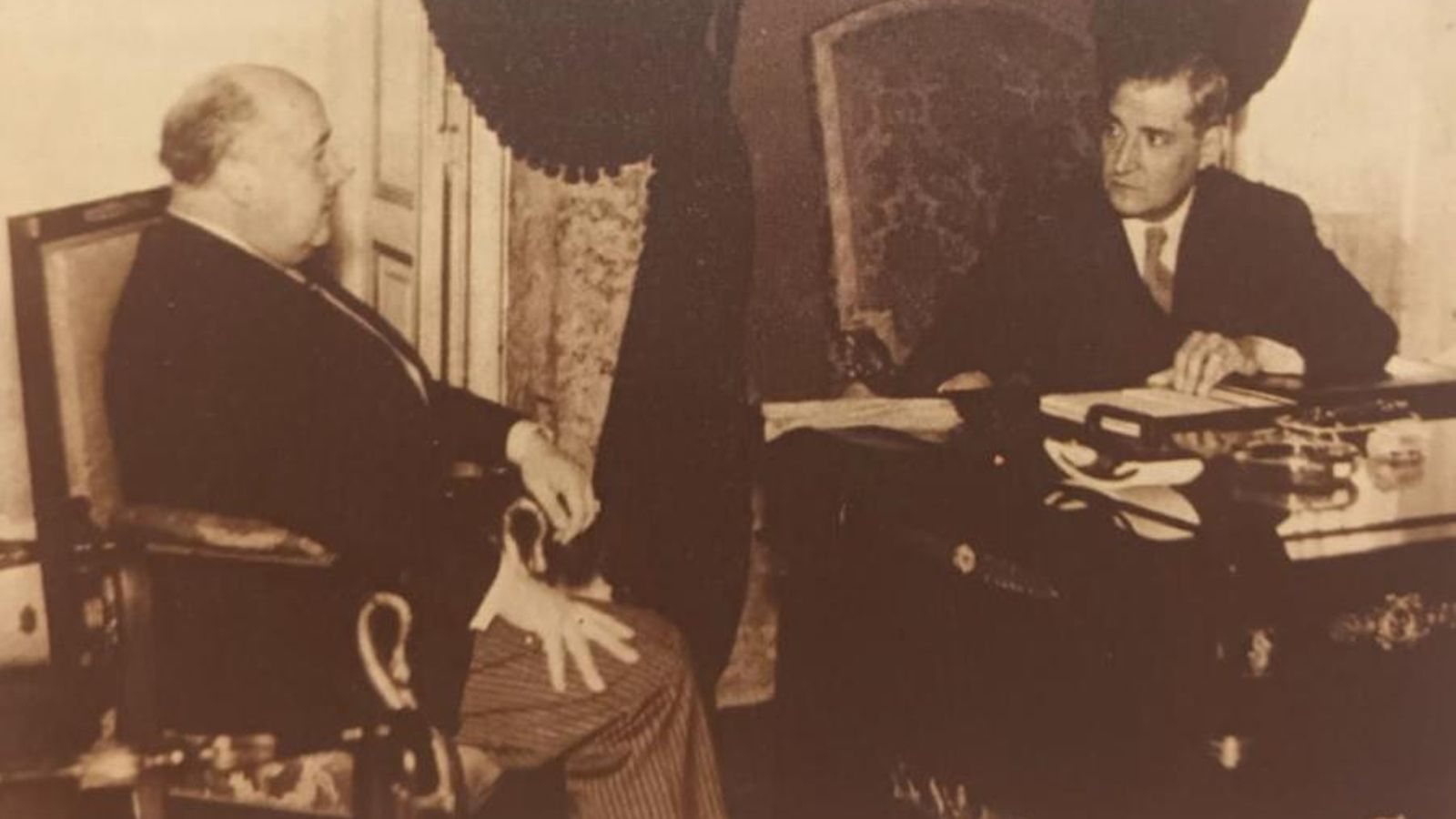 Nicolas Franco junto a Oliveira Salazar