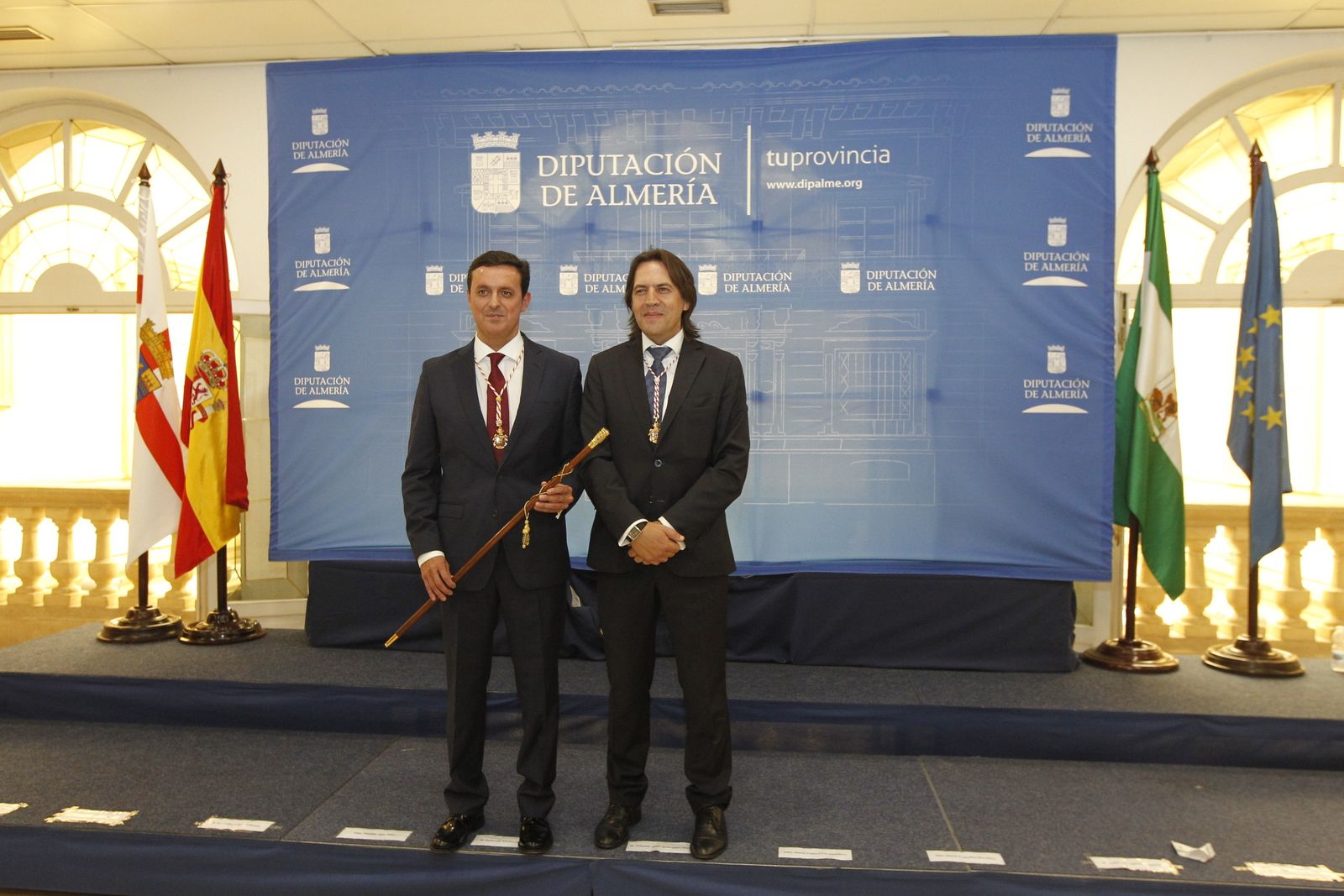 Pleno investidura Presidente Diputación de Almería. Javier Aureliano García