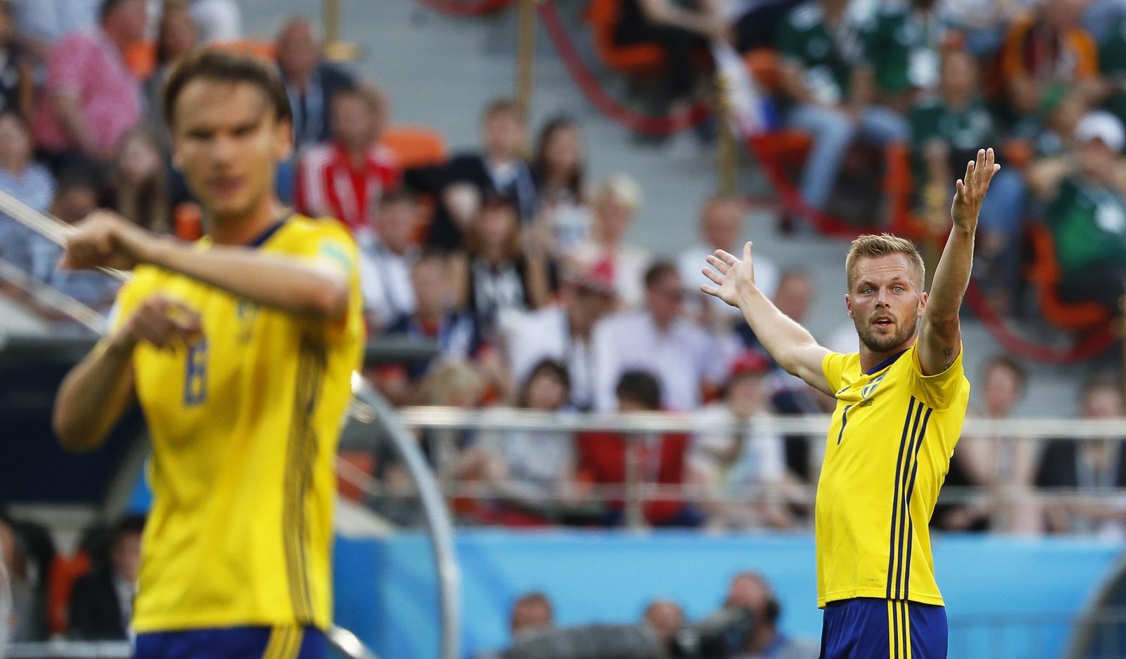 Las imágenes del México-Suecia