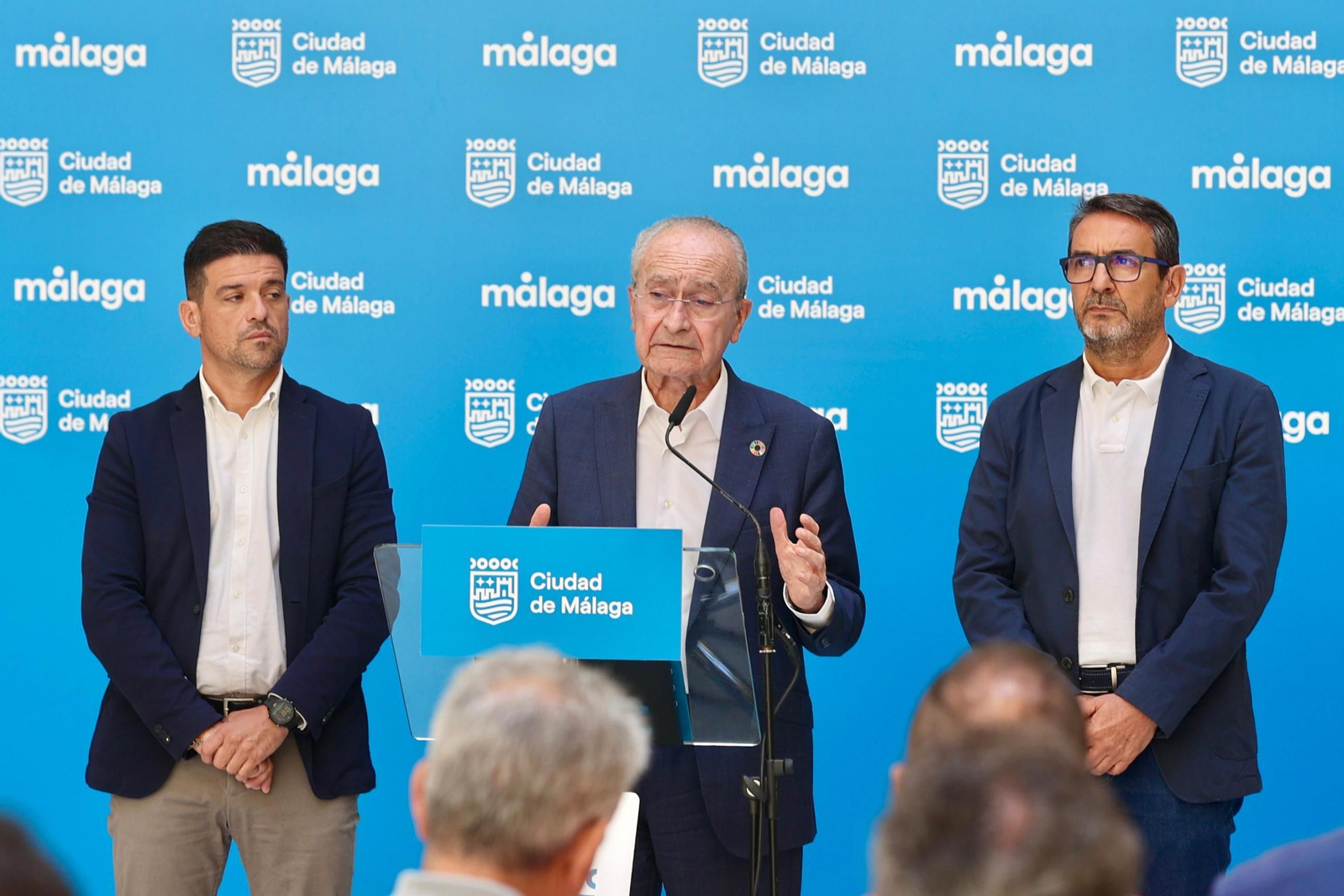 Mundial 2030 en Málaga: La reunión en el Ayuntamiento, en fotos