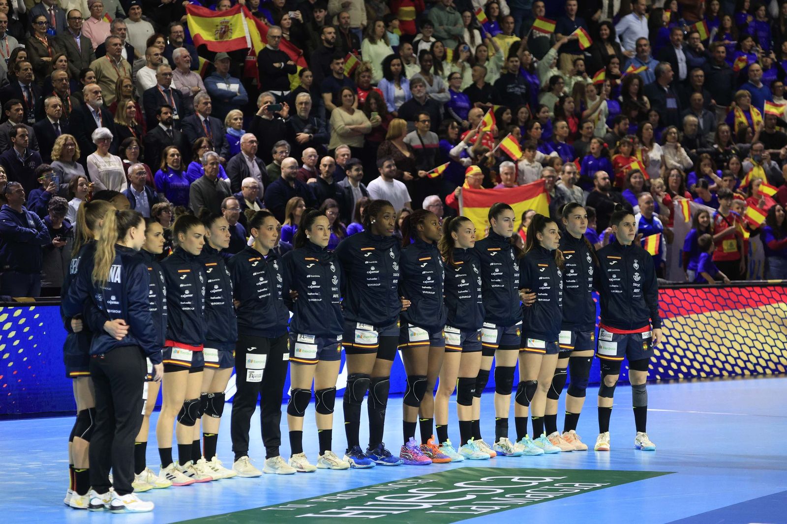 Las fotos del España-Austria del preeuropeo femenino de balonmano, en Algeciras