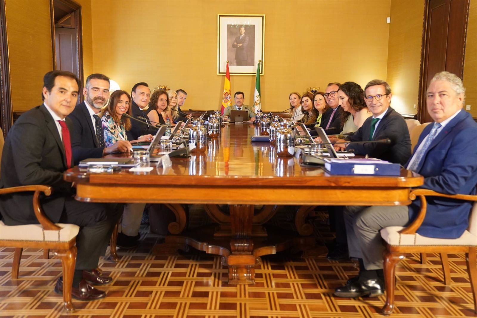 Reunión del Consejo de Gobierno andaluz presidido por Juanma Moreno (Foto de archivo)