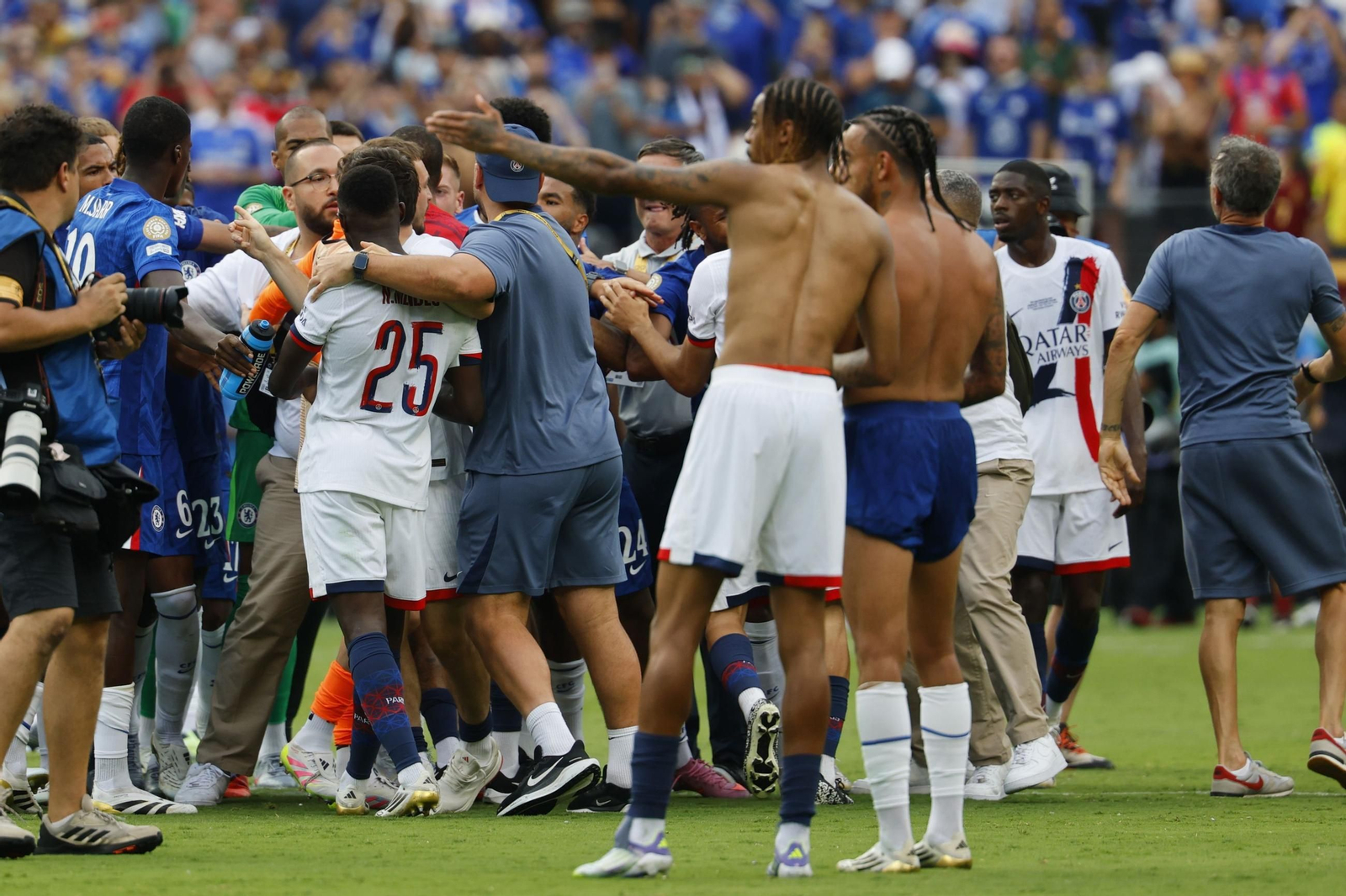 Las mejores imágenes del Chelsea-PSG