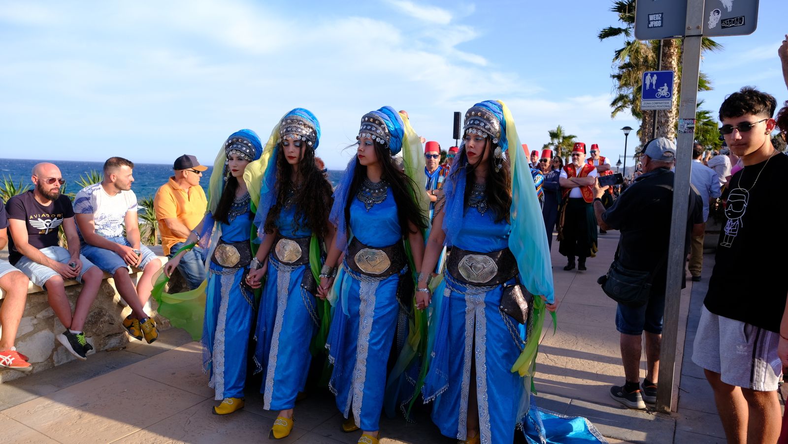 Moros y Cristianos de Mojácar en la Playa del Lance, en imágenes