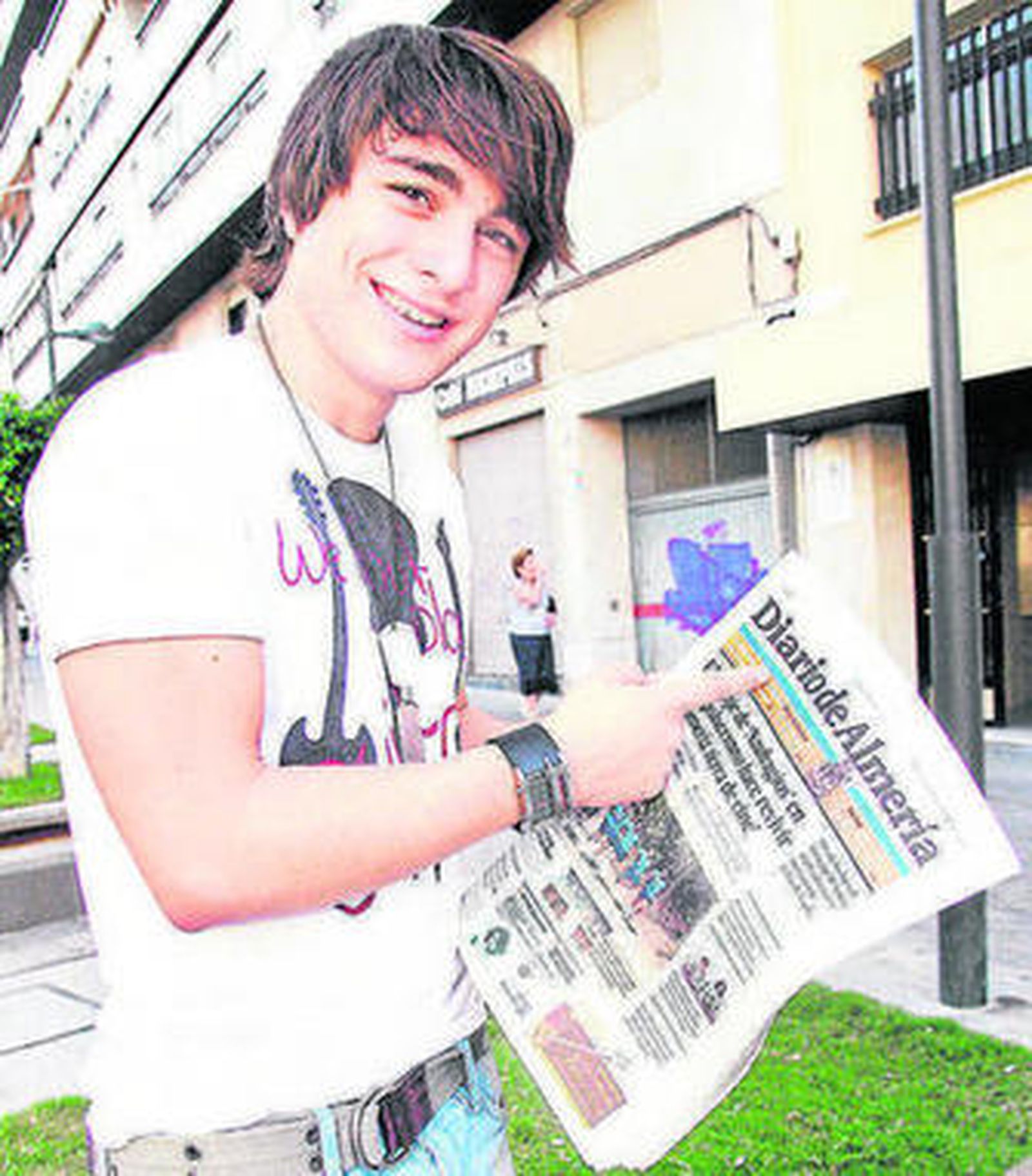 Samuel Cuenda posa para 'Diario de Almería'.