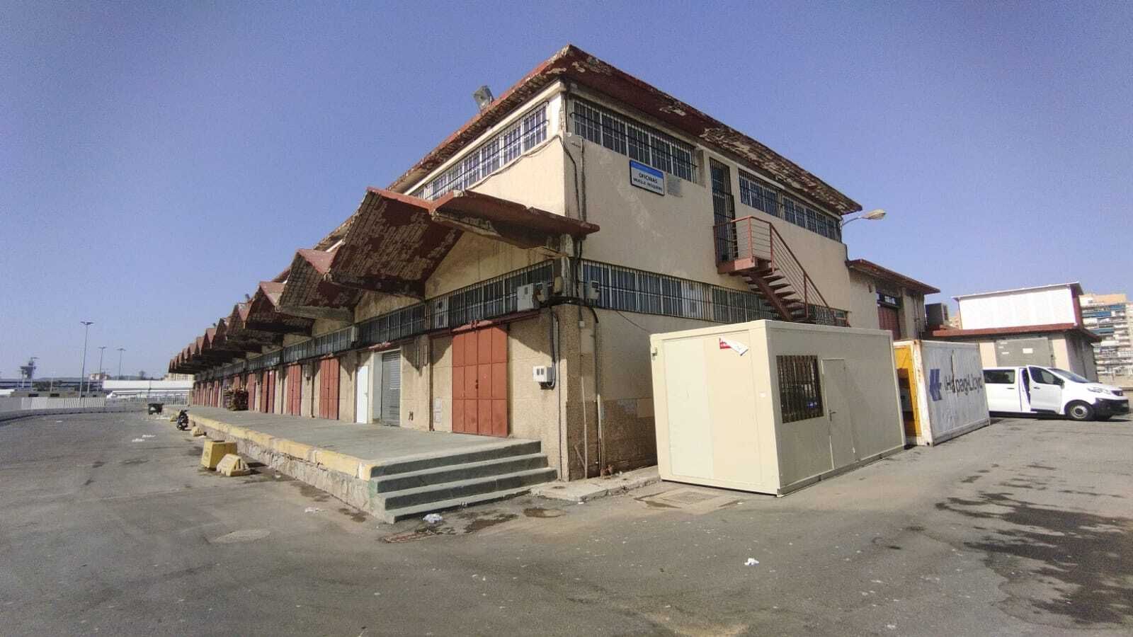 La actual lonja del Puerto de Algeciras.