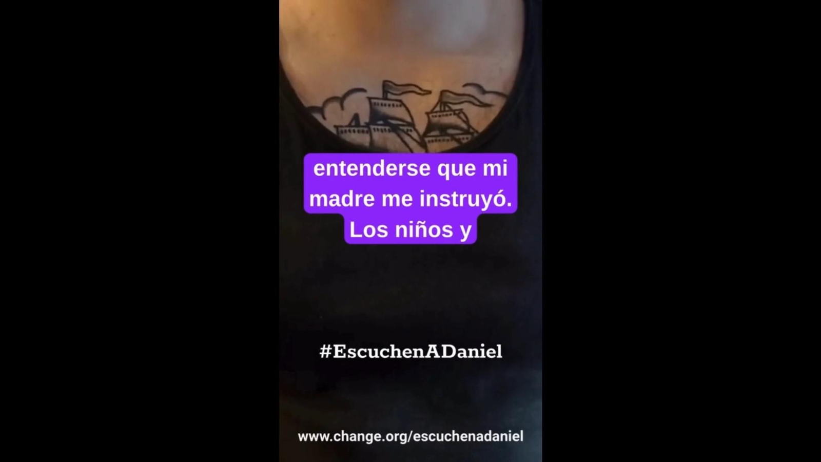 Antonio, superviviente de maltrato infantil, apoya al hijo menor de Juana Rivas