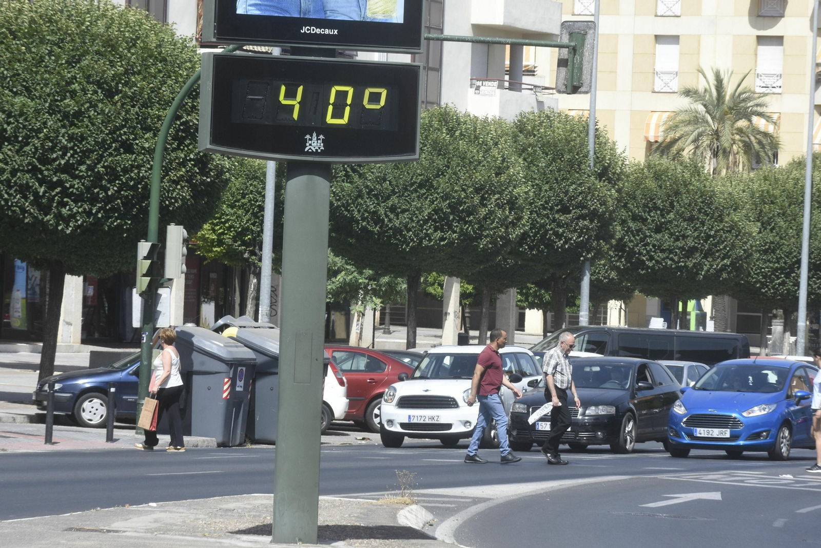 Termómetro de la capital marca 40 grados durante la ola de calor.