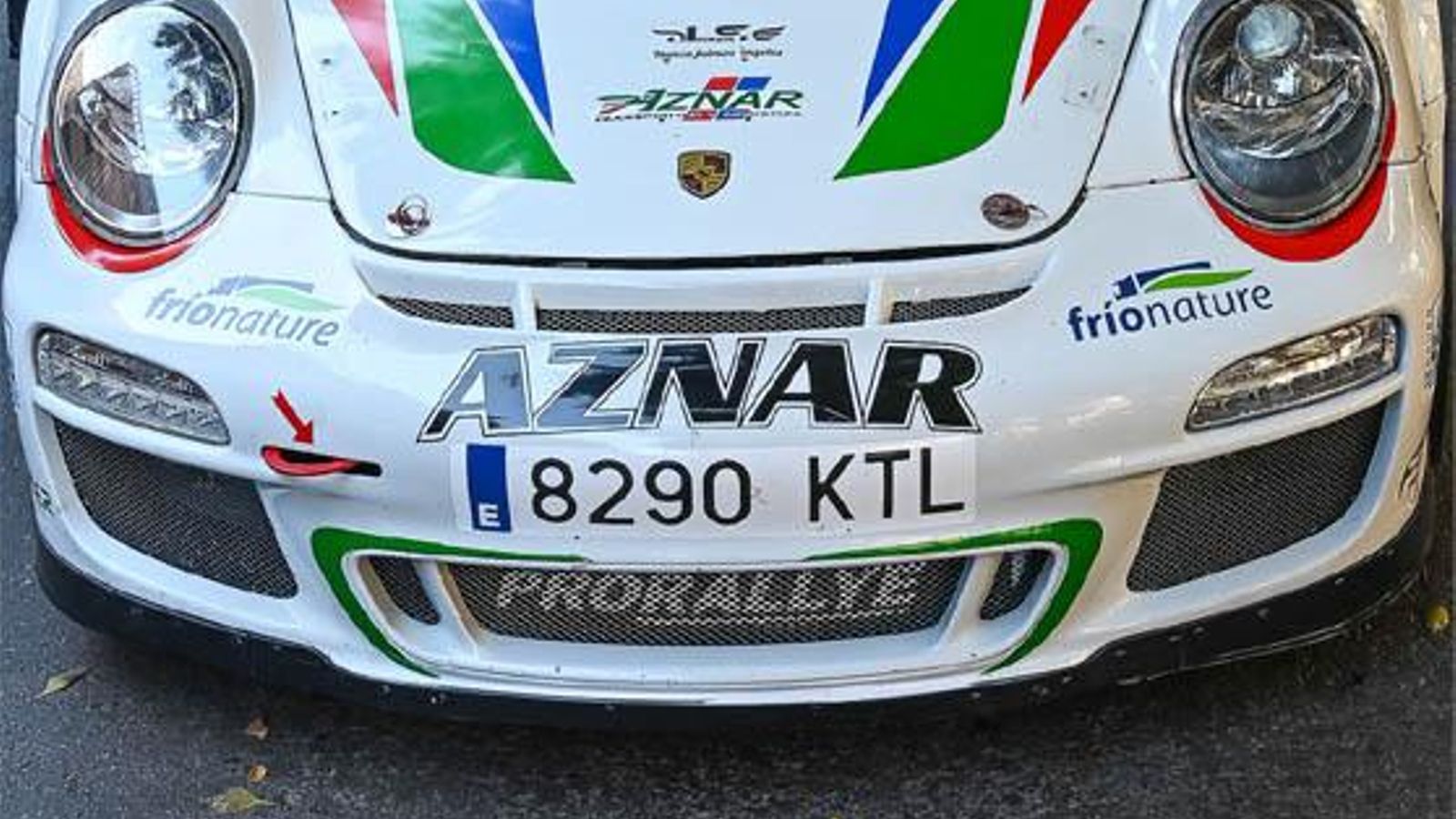 El coche de competición de José Antonio Aznar.