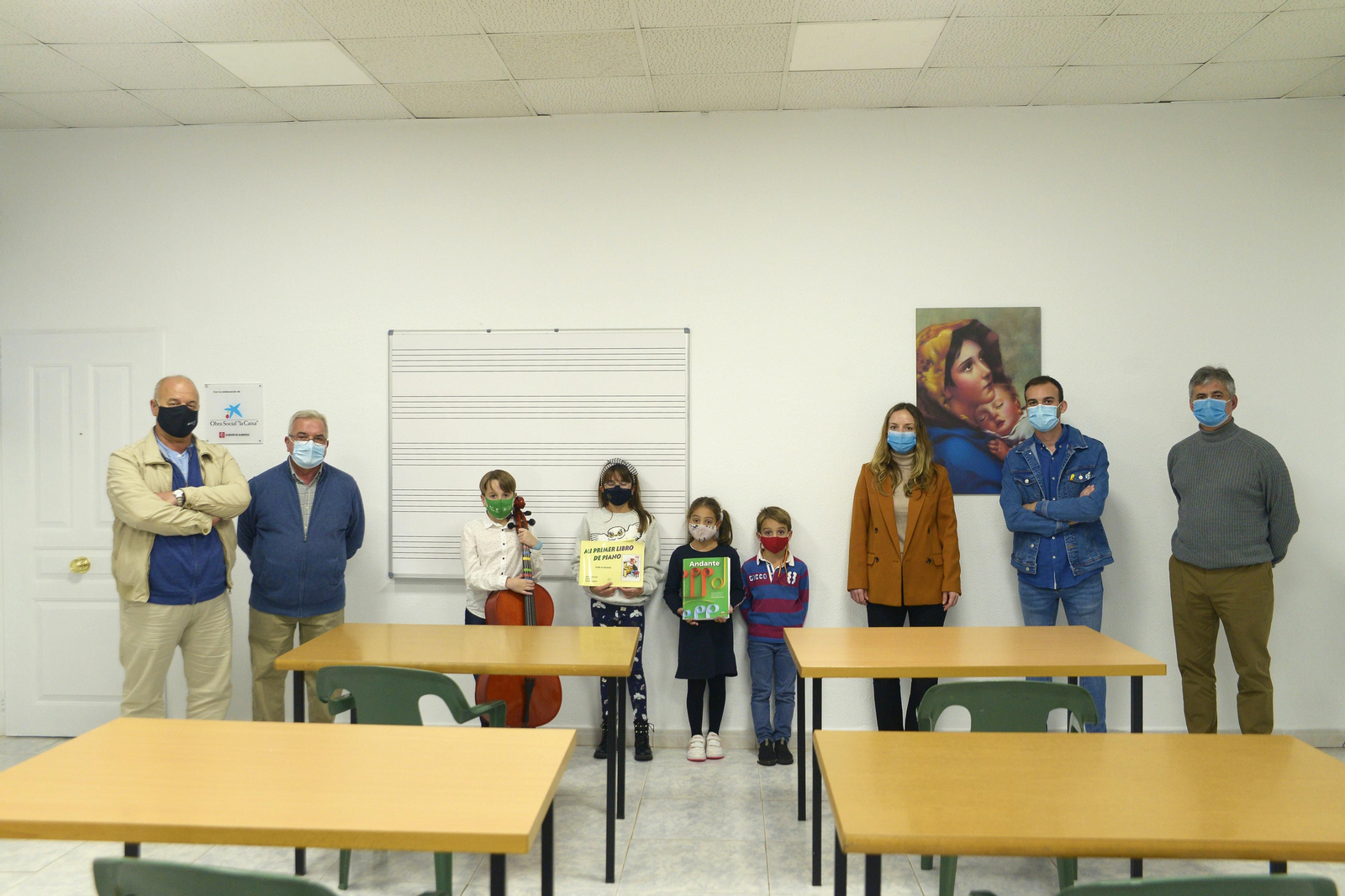 Fotos de la escuela de música de la barriada de La piñera