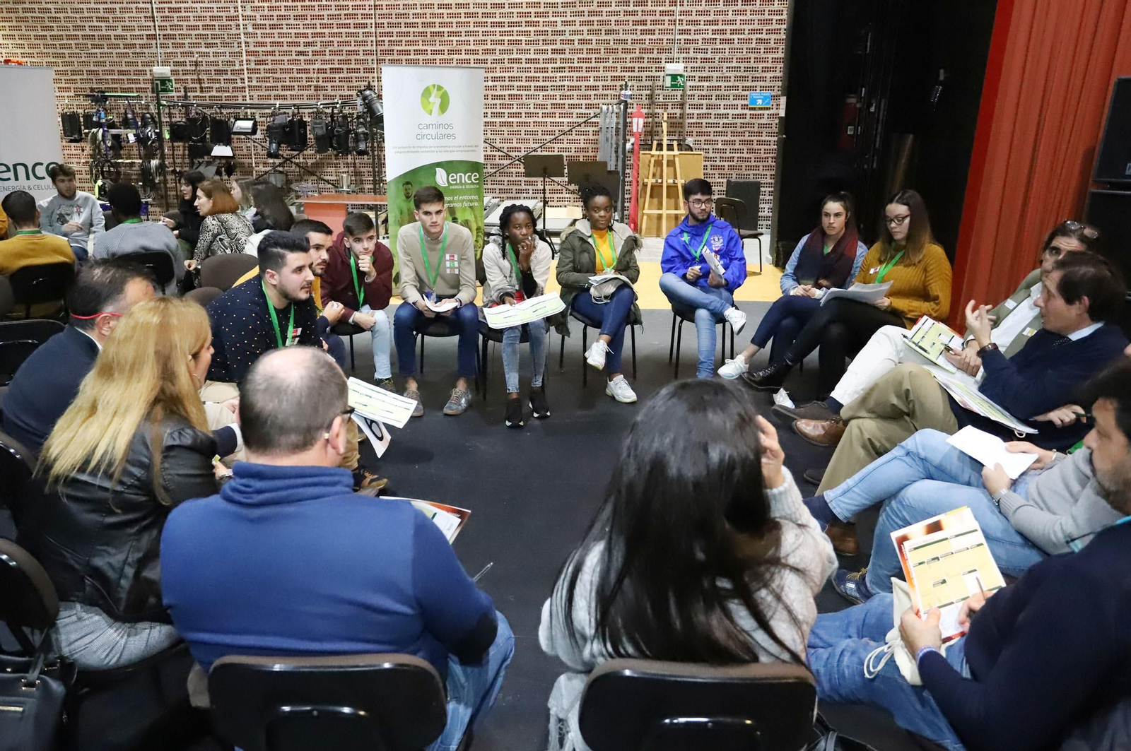 Imágenes del encuentro Caminos Circulares organizado por Ence en Valverde del Camino Imánges del encuentro Caminos Circulares organizado por Ence en Valverde del Camino