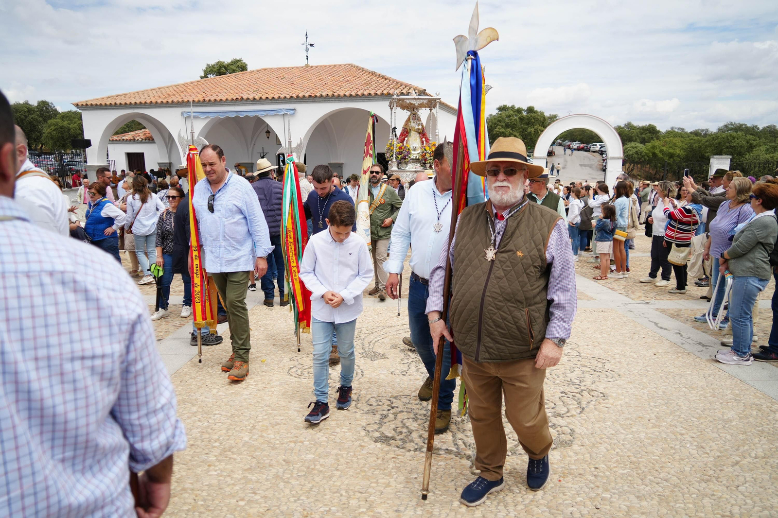Las imágenes de la romería de la Virgen de Luna del Lunes de Pentecostés en Villanueva de Córdoba