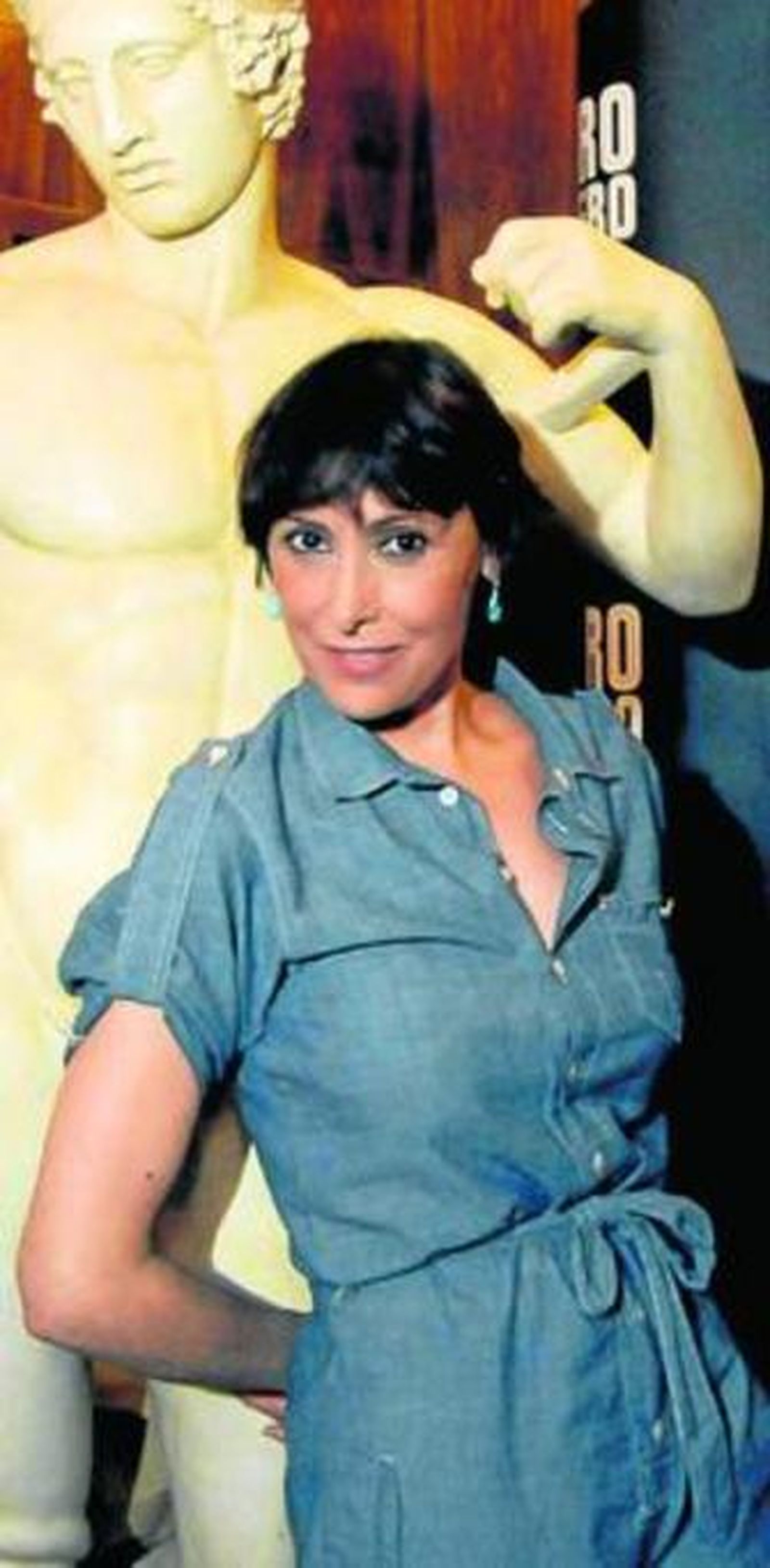 María Barranco posa en el hall del Teatro Quintero.