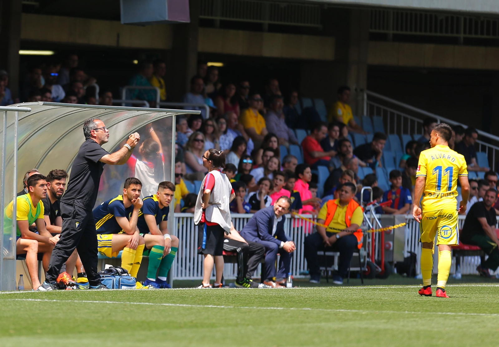 Las imágenes del Barcelona B-Cádiz