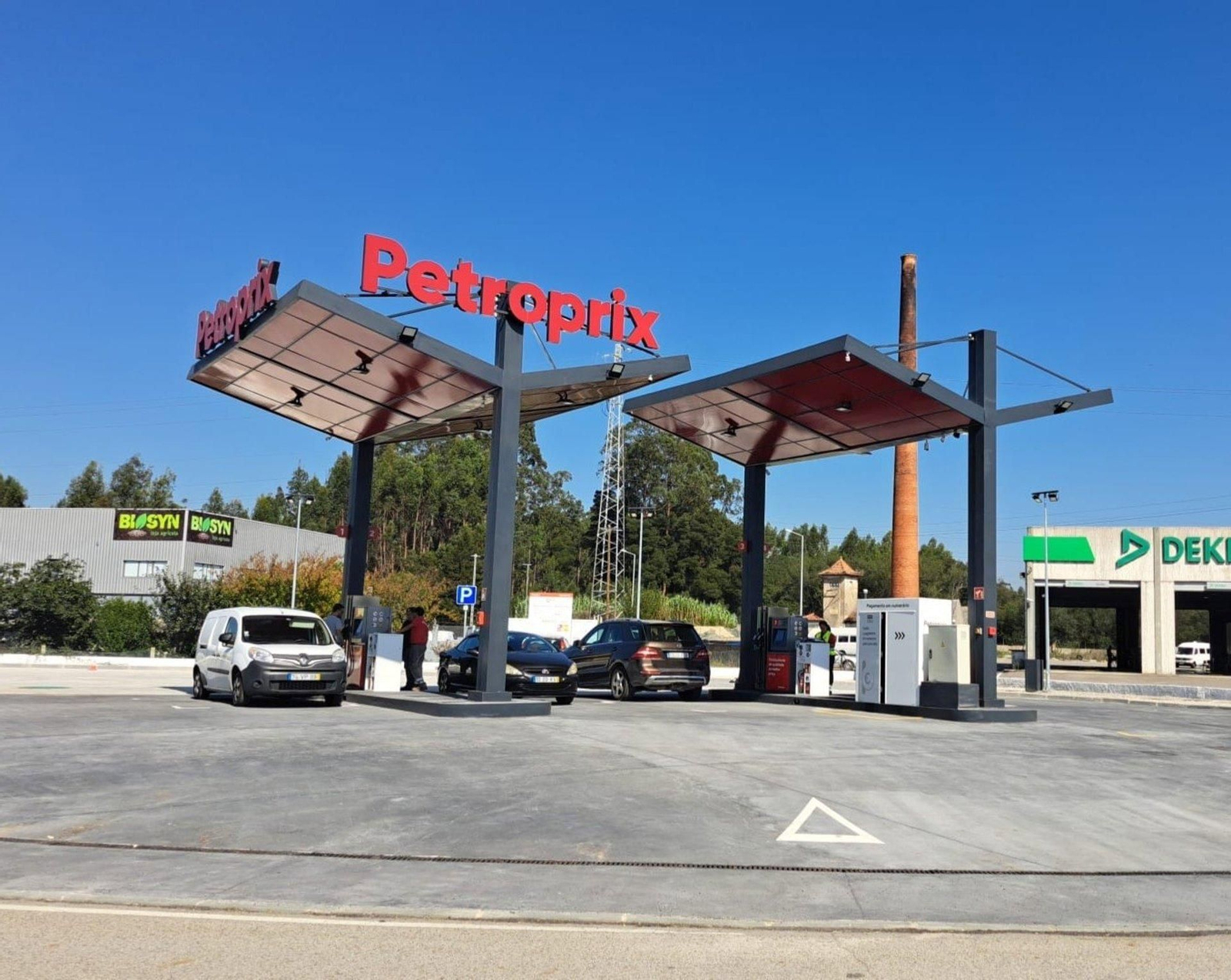 Una de las estaciones de servicio de la compañía.