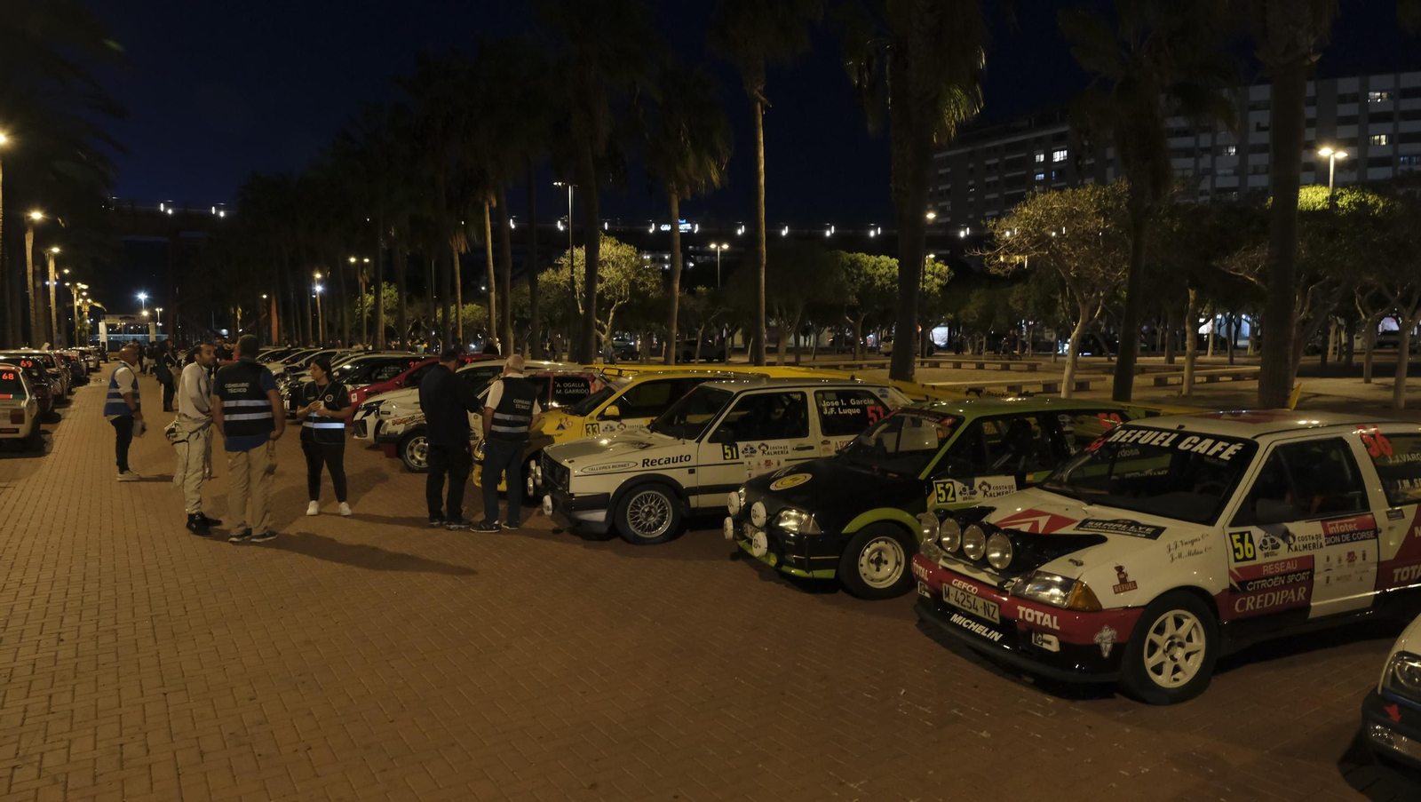 La salida de la 50 edición del Rallye Costa de Almería, en imágenes