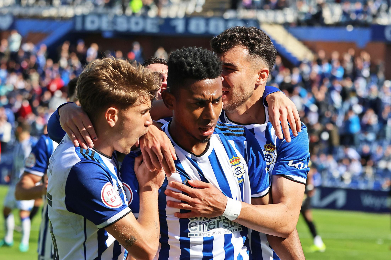 Imágenes del encuentro entre el Recreativo de Huelva y la AD Ceuta FC