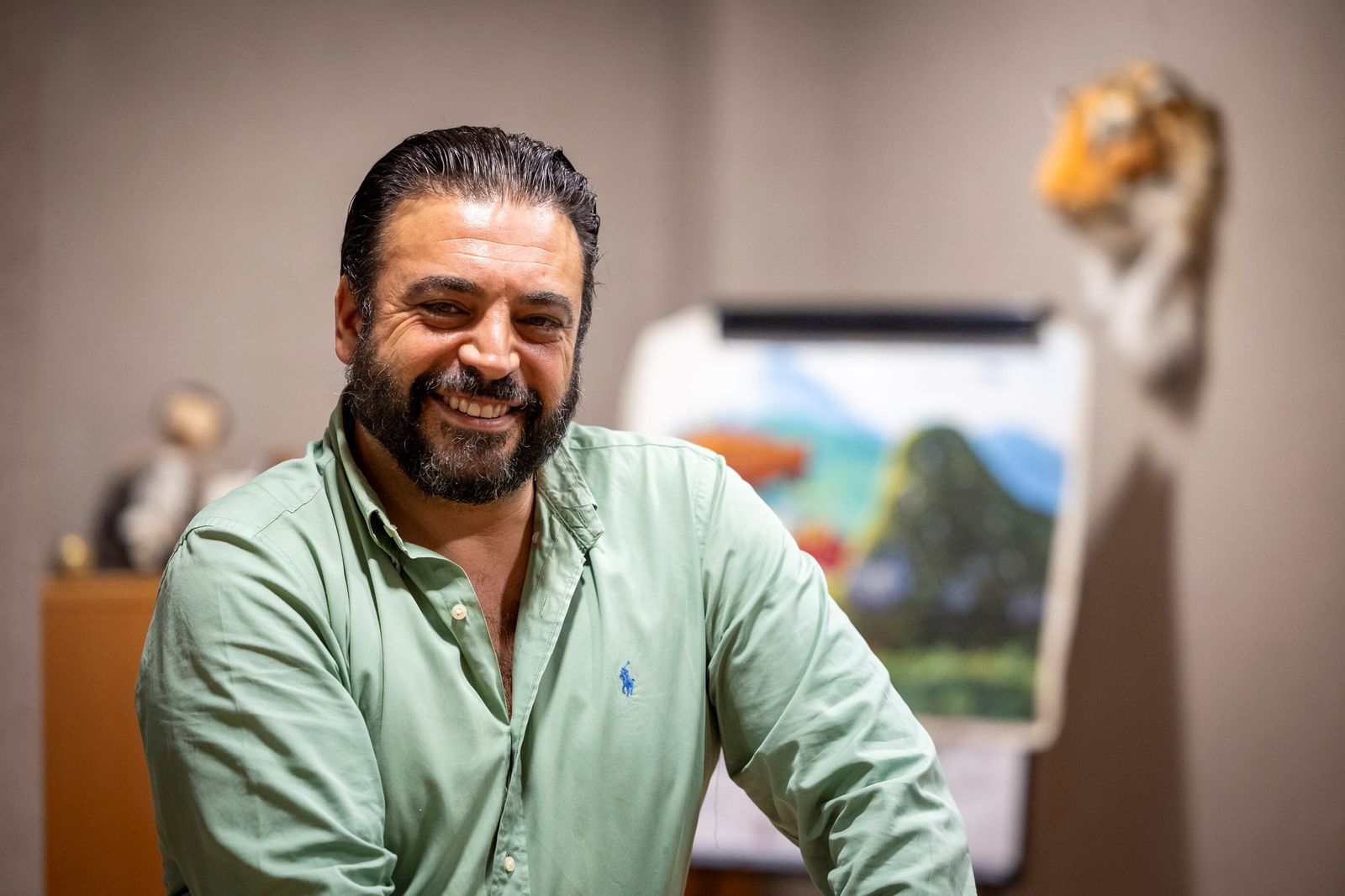 Darío Arroyo, en su despacho el pasado miércoles.