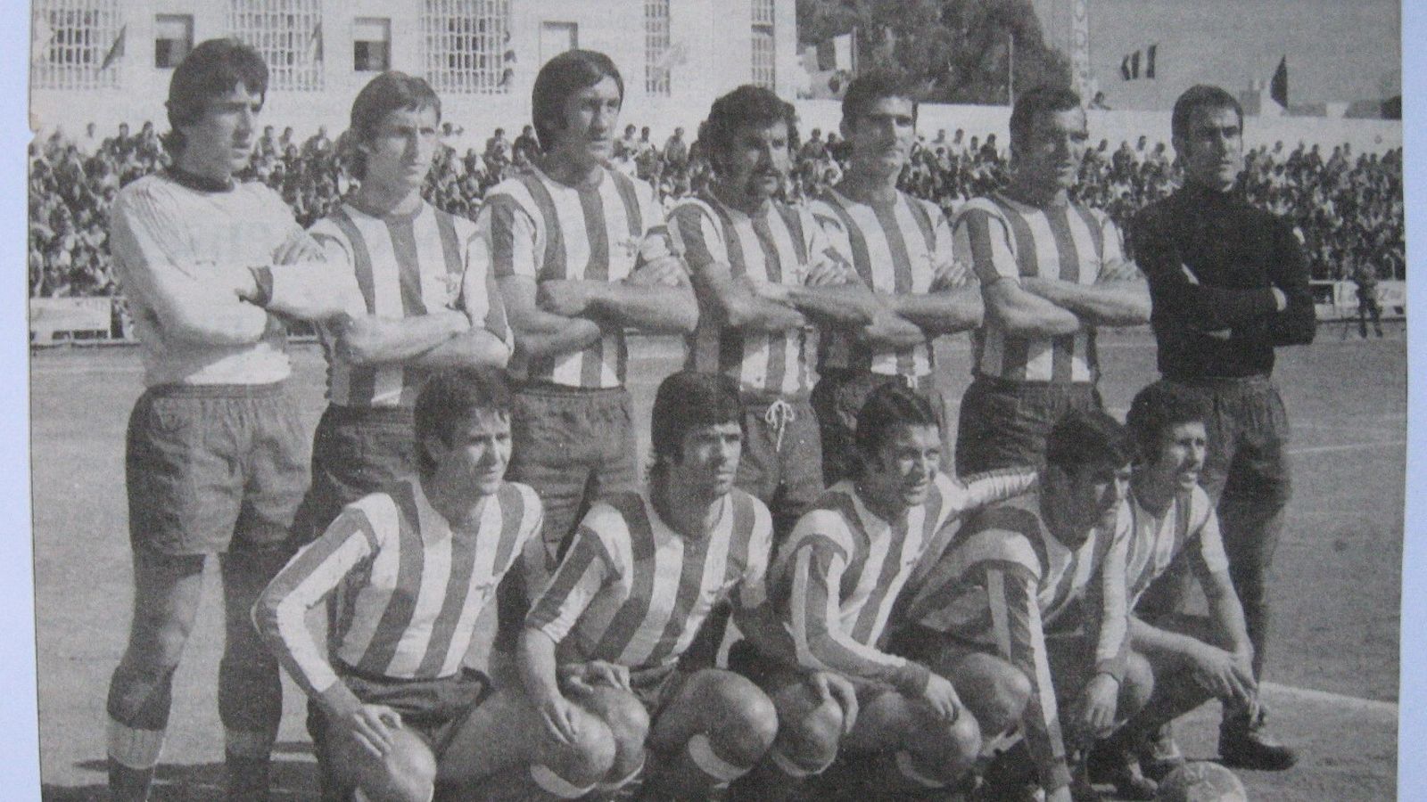 Gregorio junto a tres almerienses: Salustiano Polo, Juan Rojas y Montero.