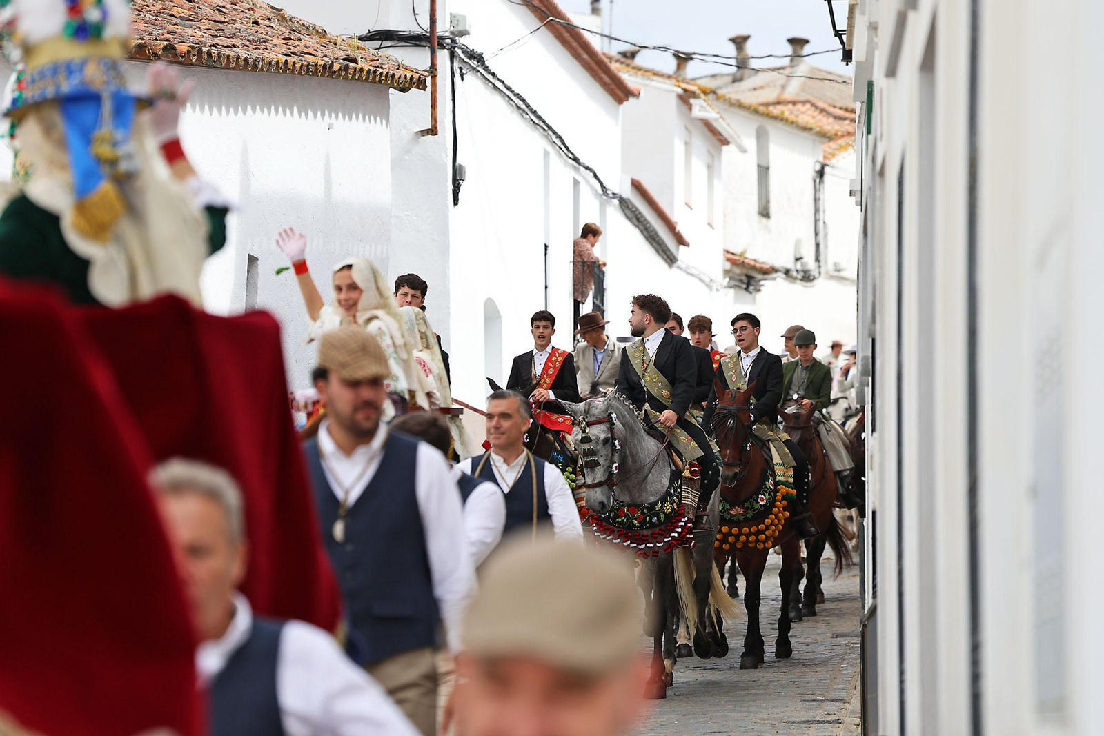 Las imágenes de la romería de San Benito Abad en el Cerro del Andévalo de Huelva