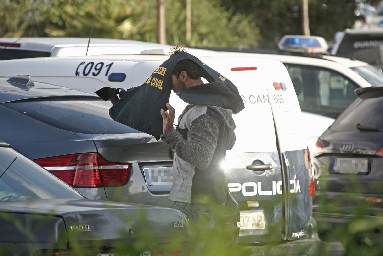 Operación antidroga en la barriada de El Saladillo de Algeciras