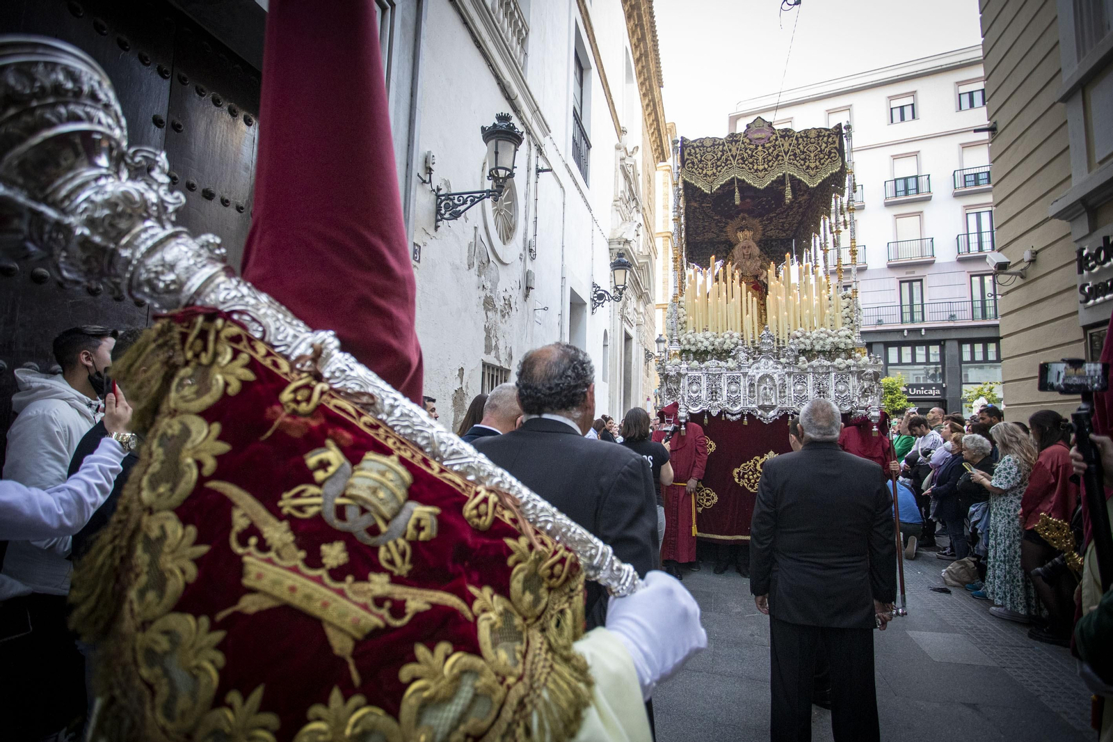 Las imágenes de la cofradía de Humildad y Paciencia en la Semana Santa de Cádiz 2022