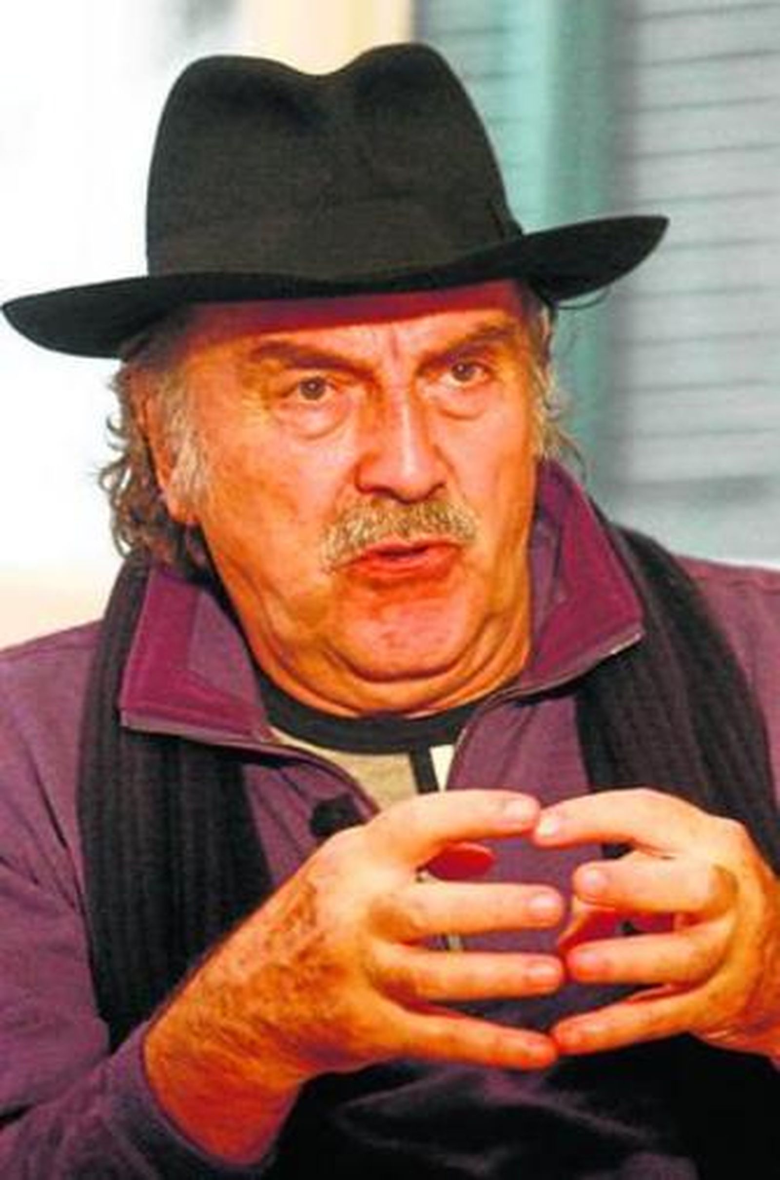 Pedro Armendáriz, ayer en la Casa Colón.