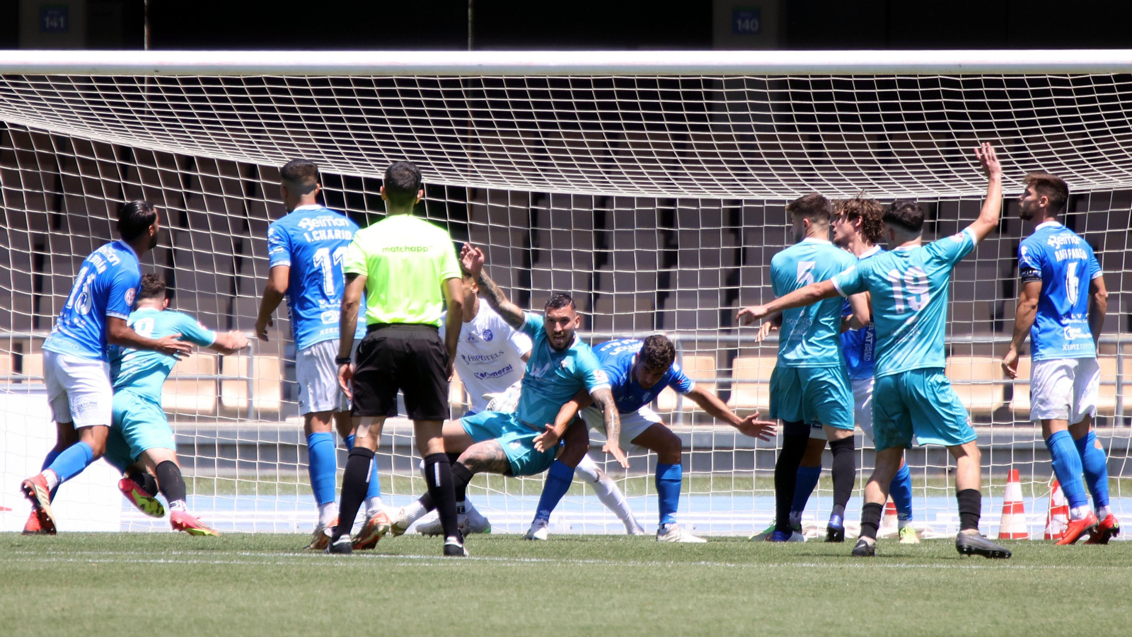Último partido de liga del Xerez DFC - CD Pozoblanco en Chapín