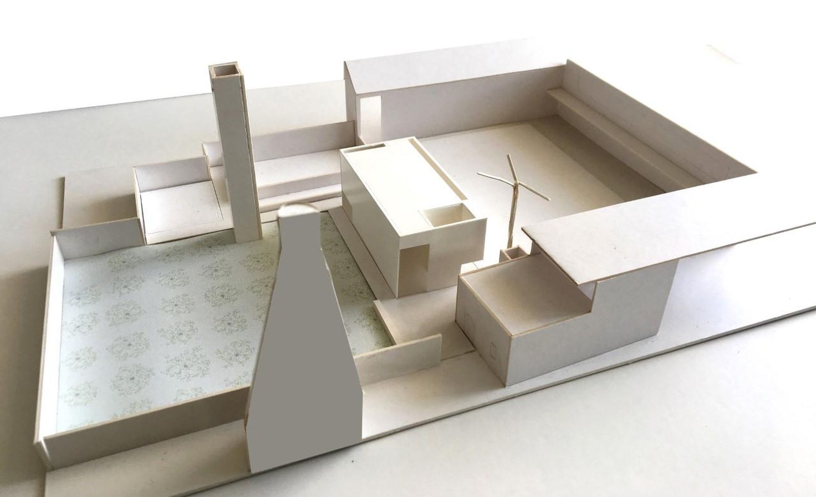 Maqueta del monasterio de Santa María de las Cuevas, en la Cartuja.