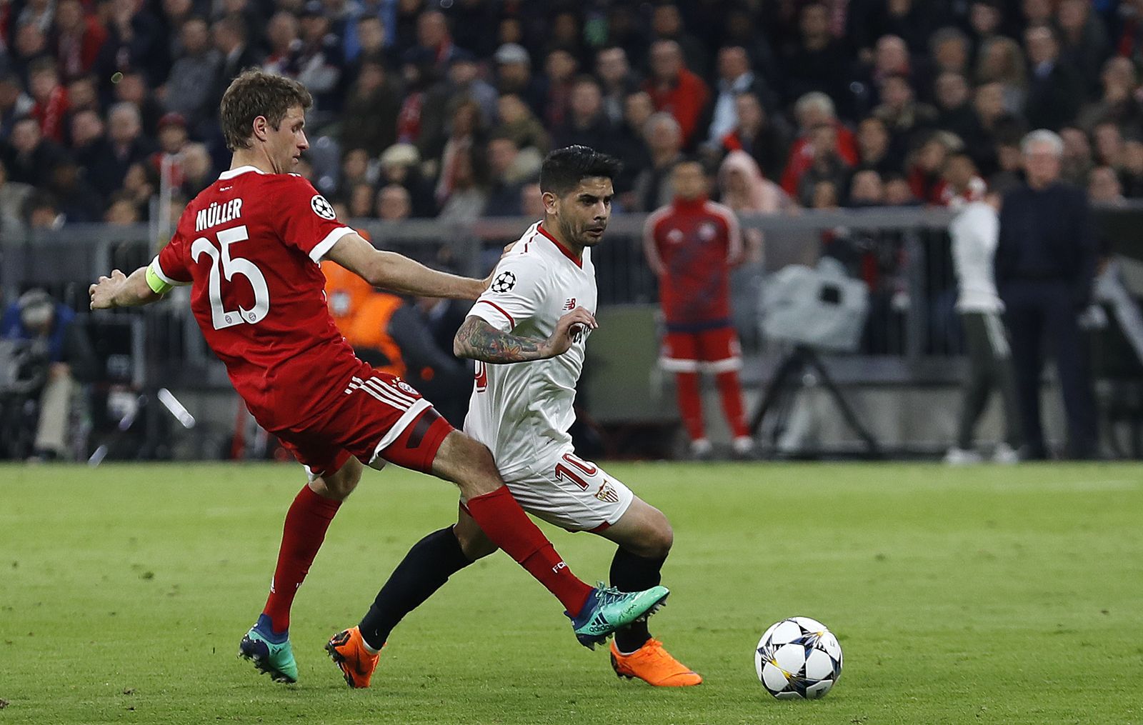 El Bayern Múnich-Sevilla FC, en imágenes