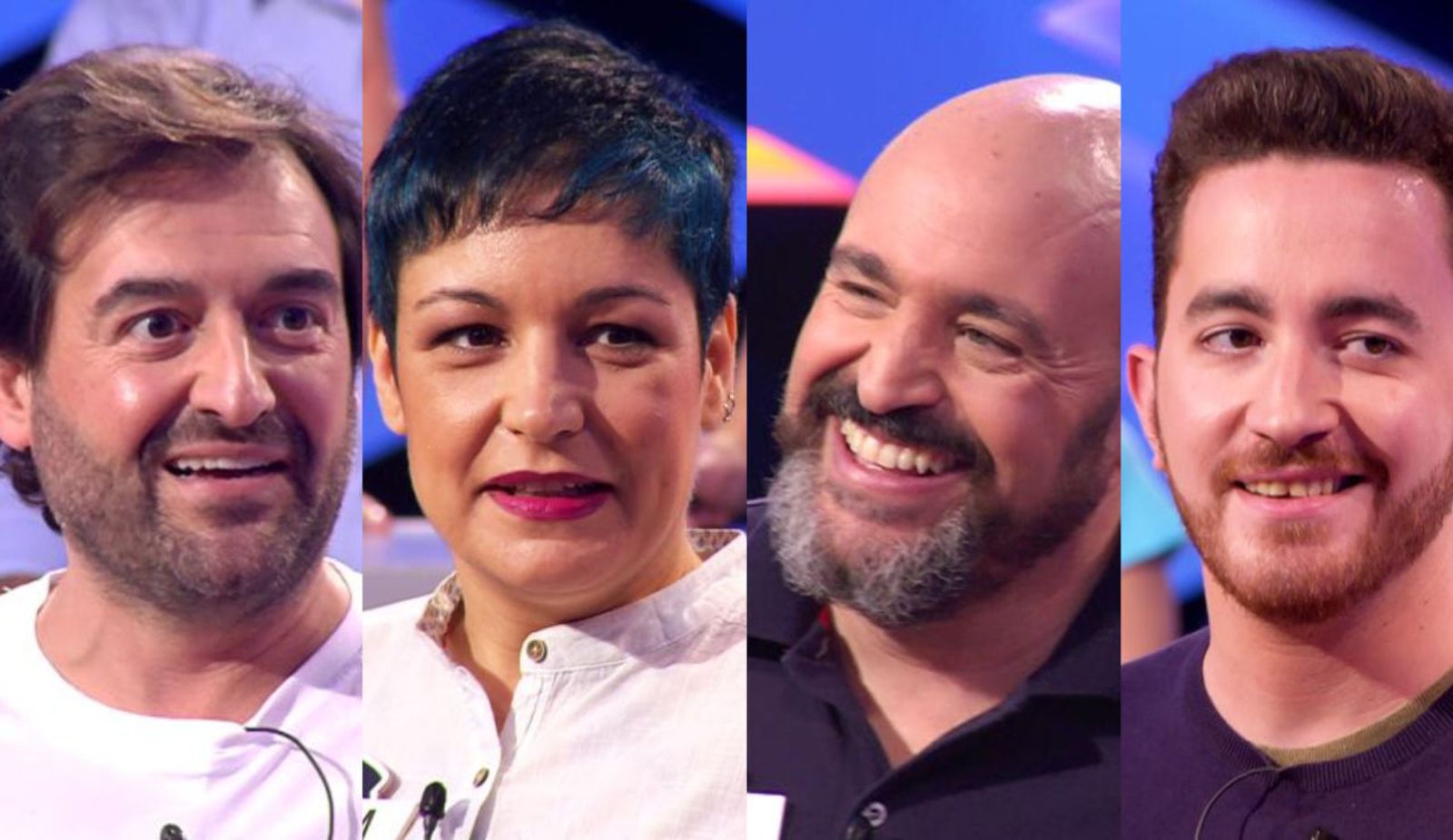 Manolo Romero, Victoria Folgueira, Óscar Díaz y Miguel Ángel Gómez, miembros de ‘Los dispersos’.