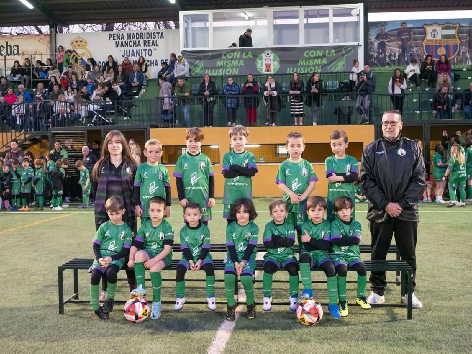 Las categorías de fútbol base del Atlético Mancha Real, en imágenes