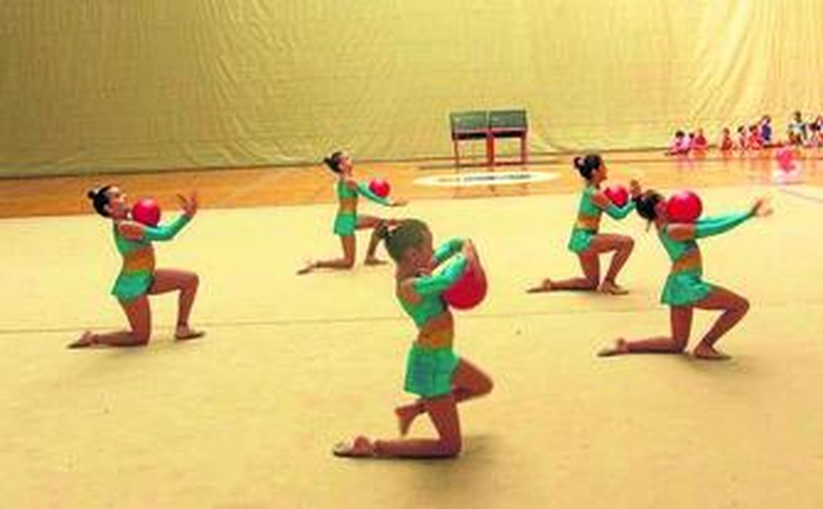 Las pequeñas consiguieron una excelente actuación.