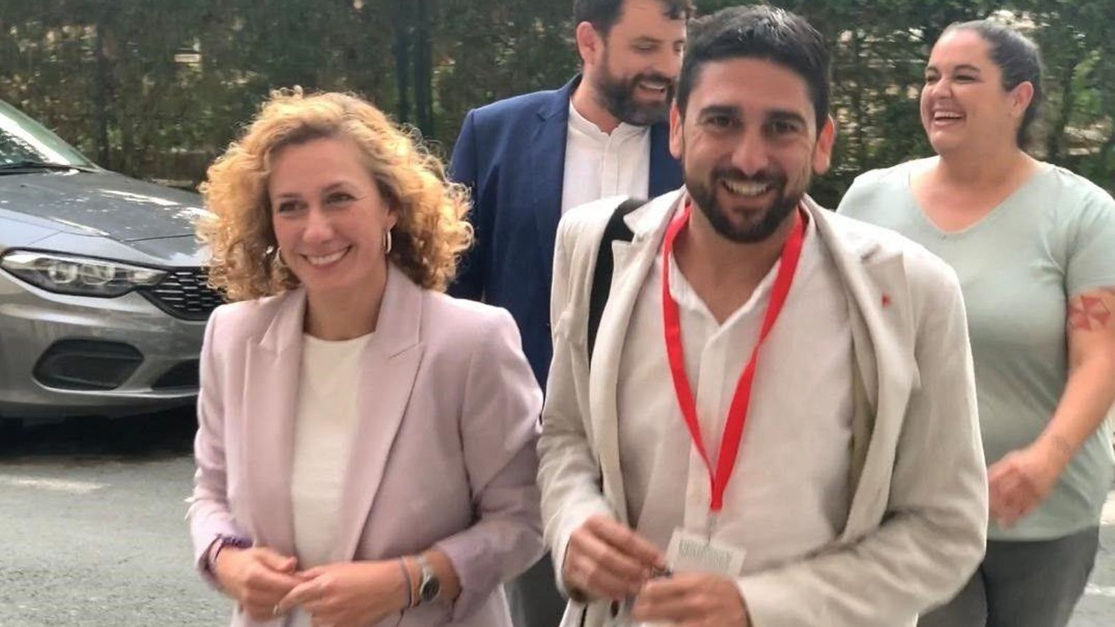 Ismael Sánchez junto a Susana Hornillo.