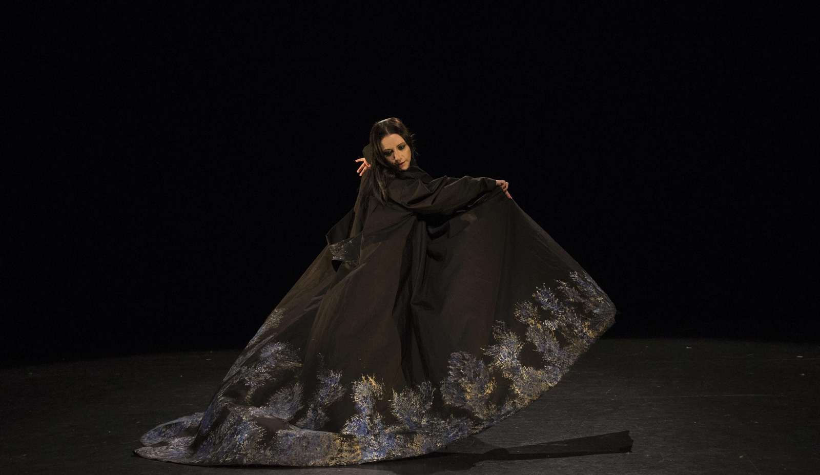 Eva Yerbabuena en el ensayo del espectáculo 'cuentos de azúcar'