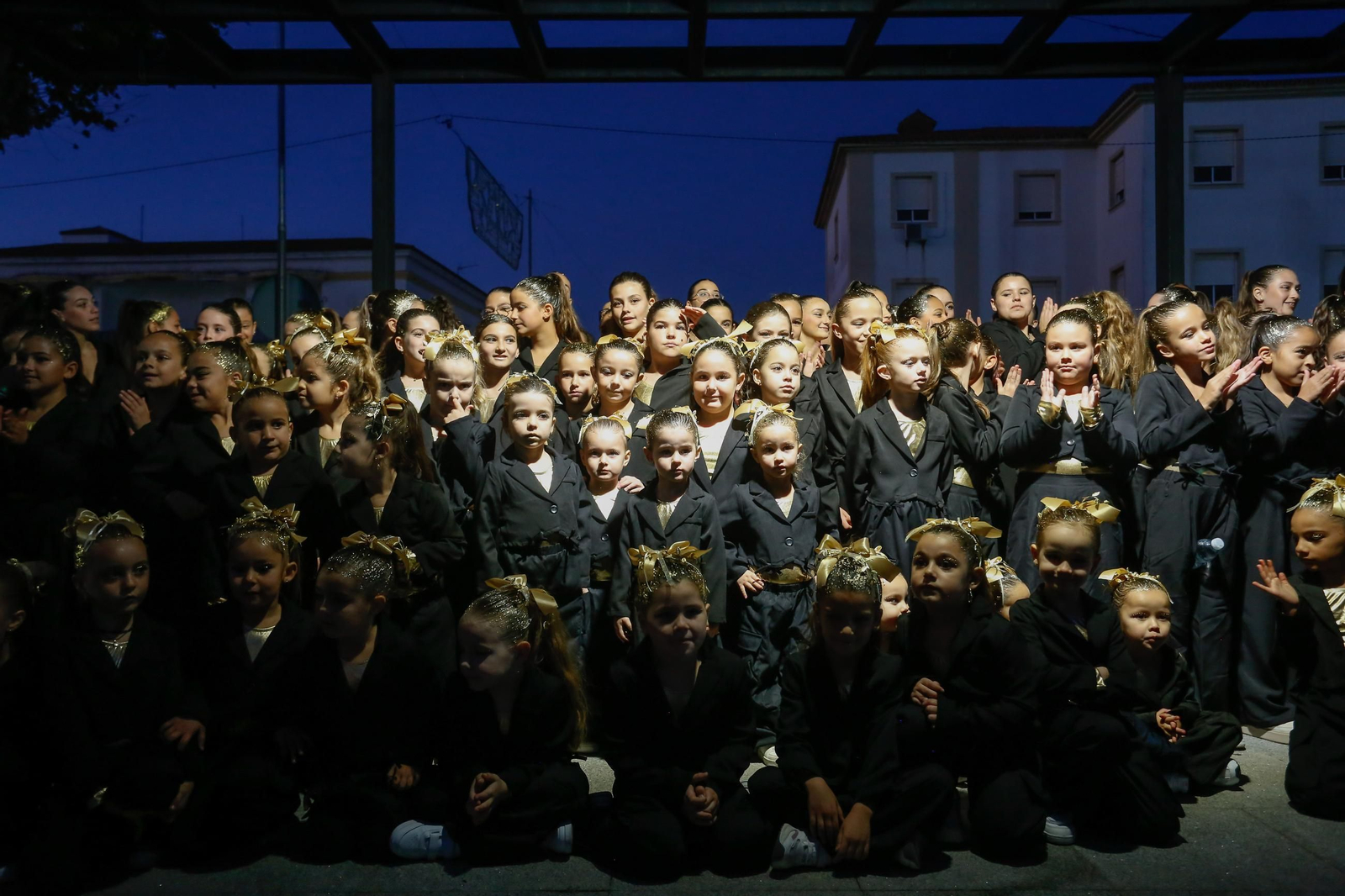 Las fotografías del encendido del alumbrado de Navidad en San Roque