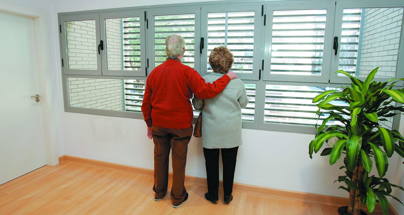 Residentes en un centro de mayores en una imagen de archivo.
