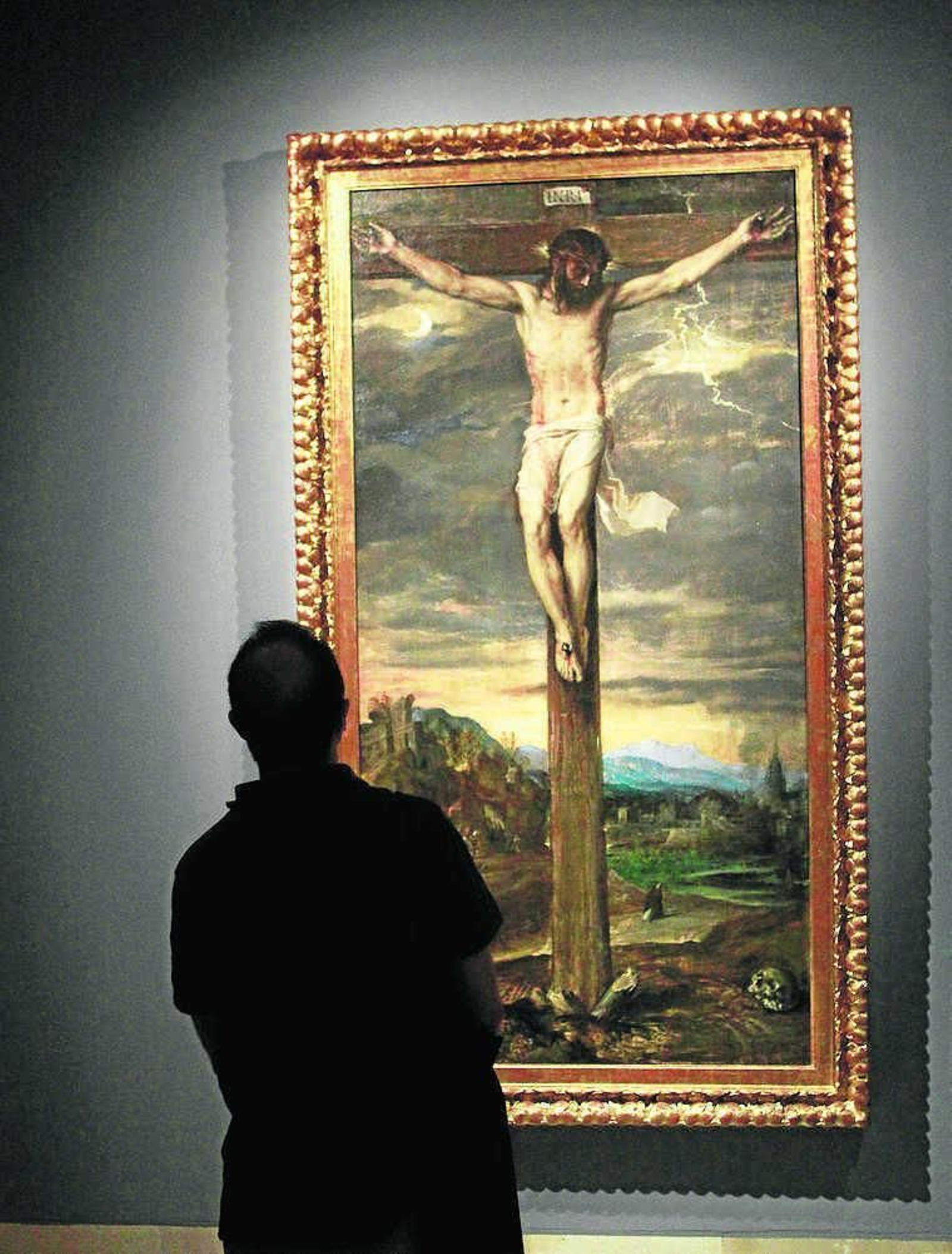 'Cristo Crucificado' de Tiziano en el Thyssen-Bornemisza en 2017.