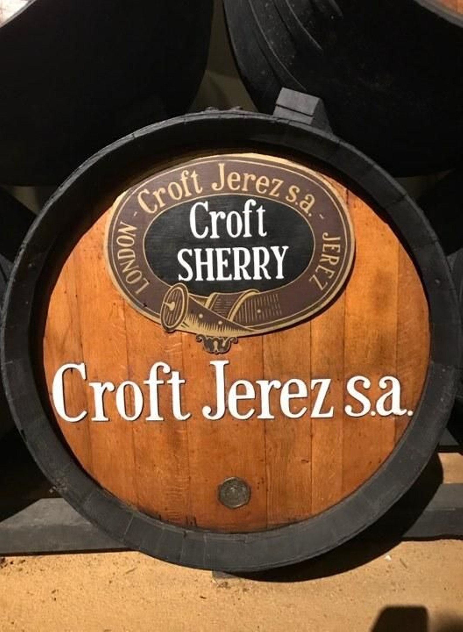 Bota de Croft en las bodegas San Ginés.