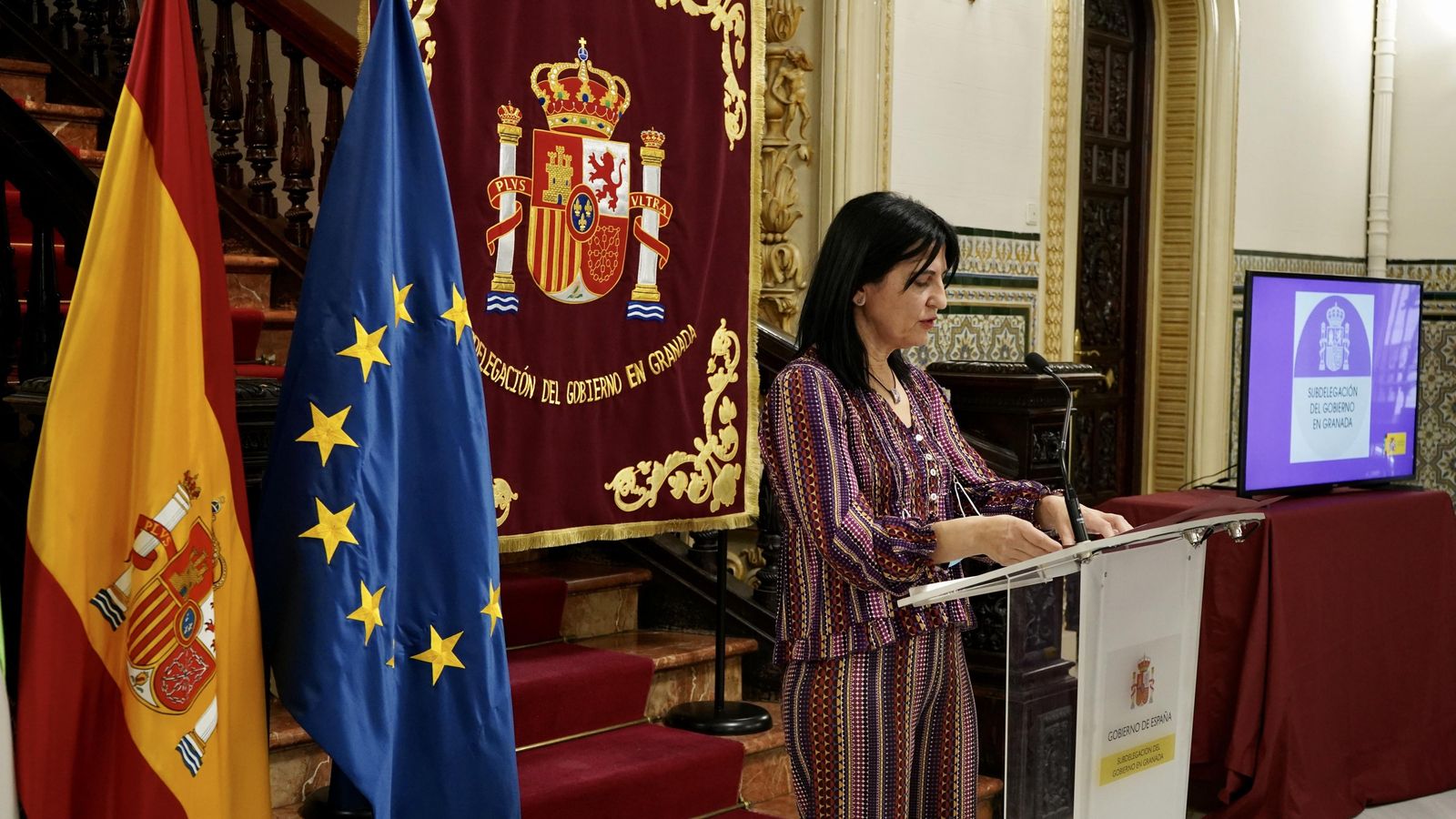 La subdelegada del Gobierno en Granada, Inmaculada López Calahorro, este 8M 2022.