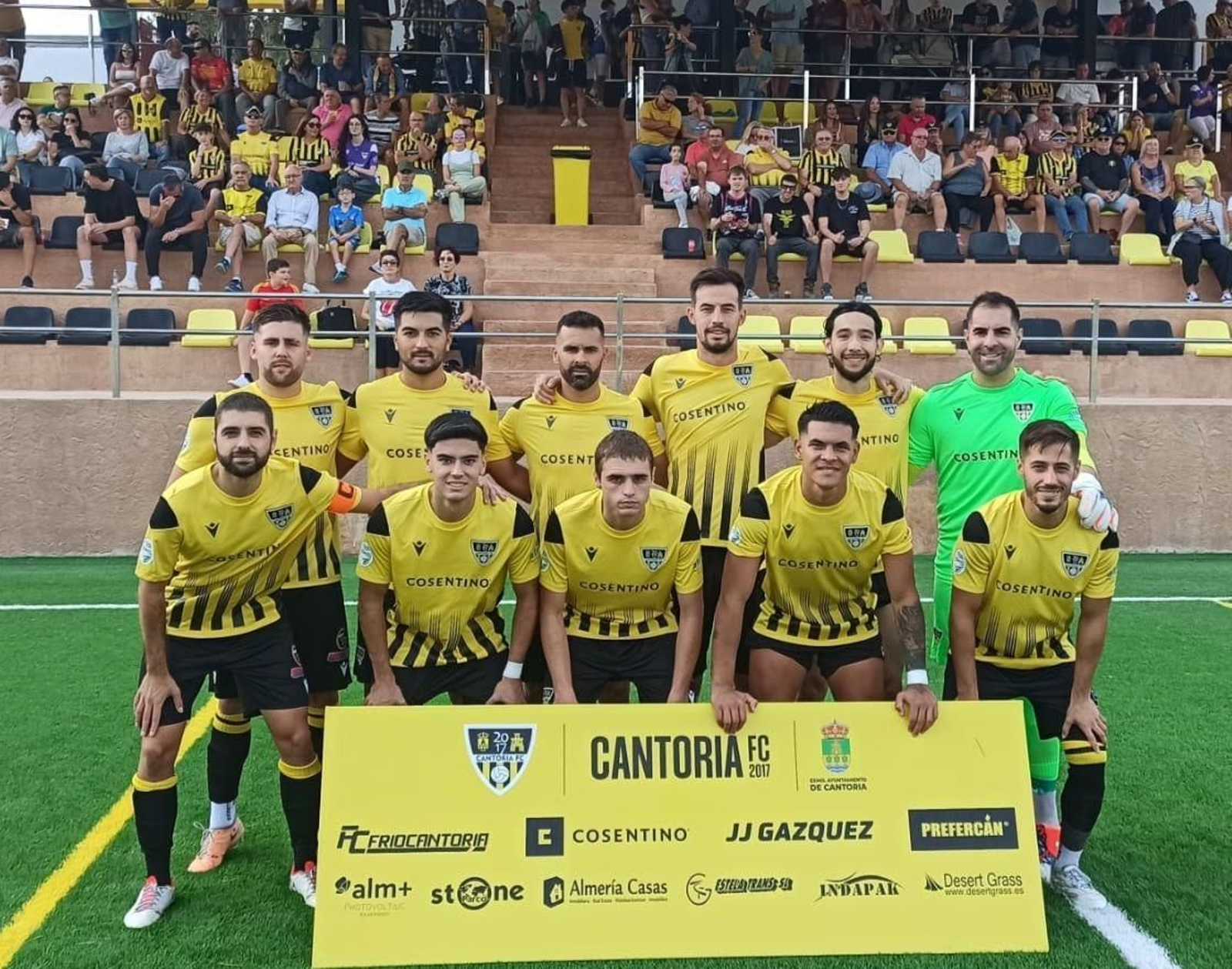 Once presentado por el Cantoria en un encuentro disputado en Los Olivos durante la presente temporada.