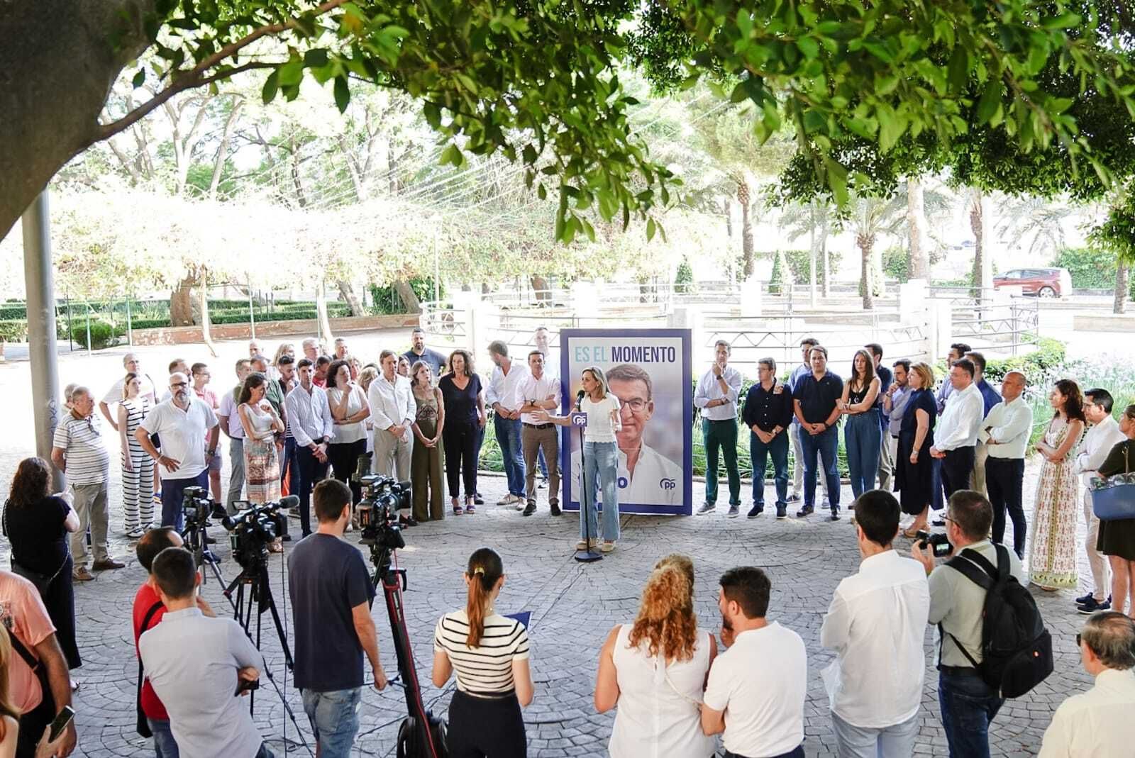 El PP inicia una campaña “ilusionante” para trasladar a los almerienses que “es el momento de Feijóo”