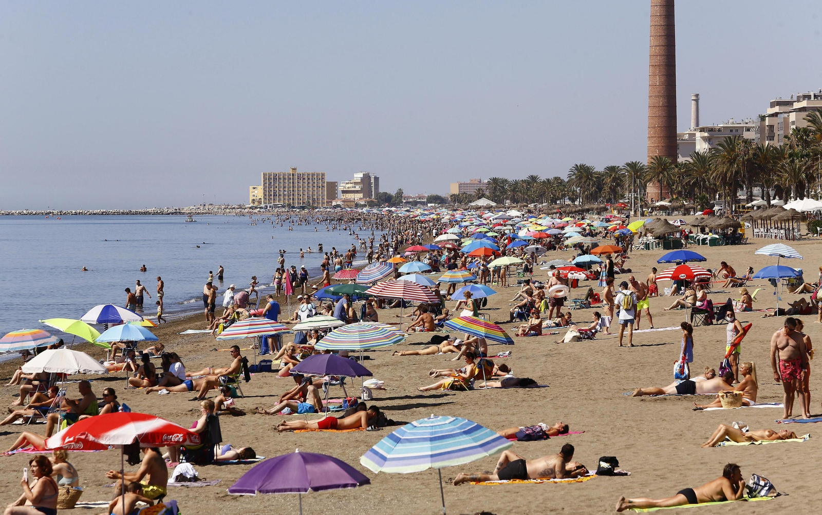 Fotos del primer domingo de playa sin el estado de alarma