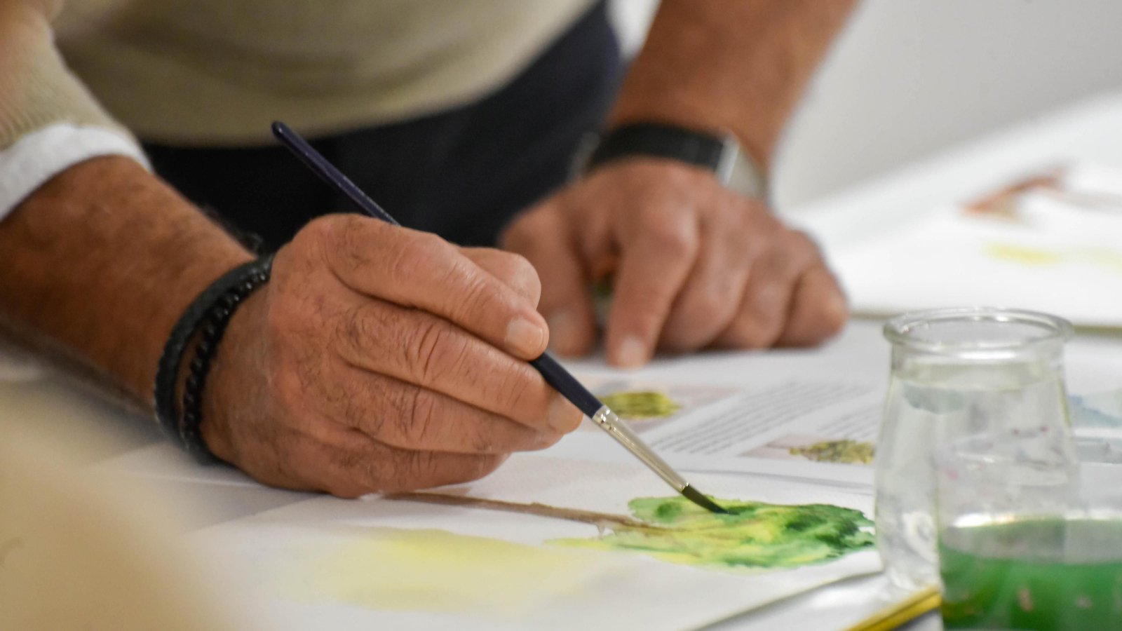 Las fotos del Taller de acuarela rapida en la Asociación Cultural Alarte