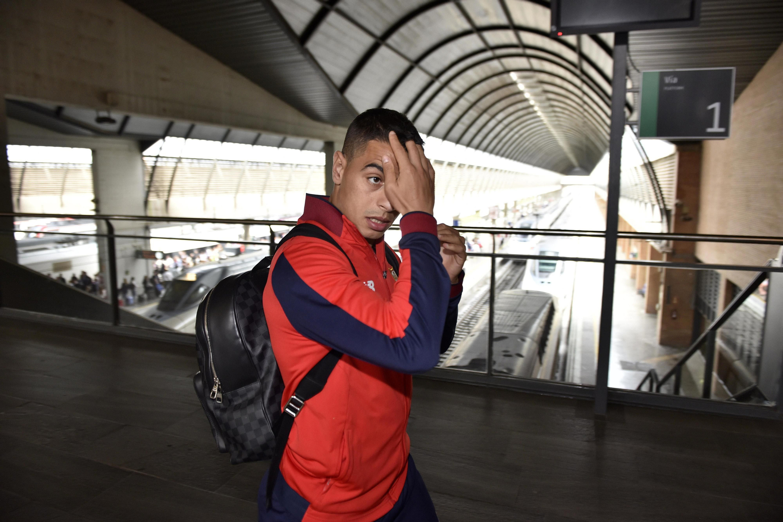 Las imágenes de la llegada del Sevilla