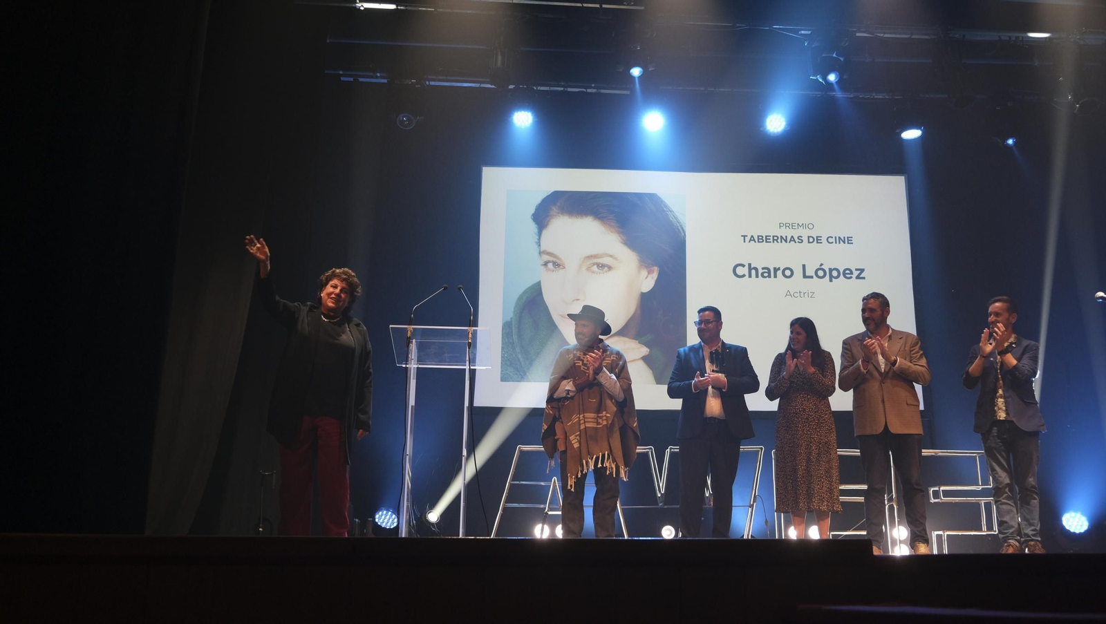 Charo López recoge su merecido Premio 'Tabernas de Cine', en imágenes