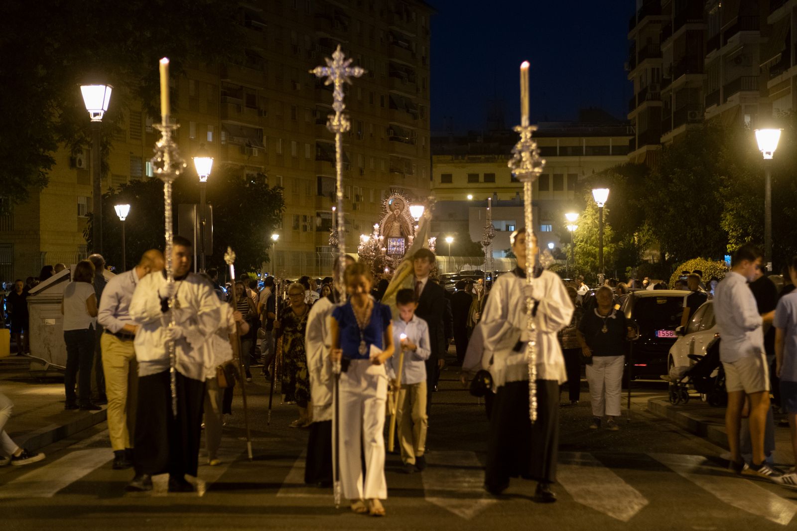 Las imágenes de la procesión de la Virgen del Juncal