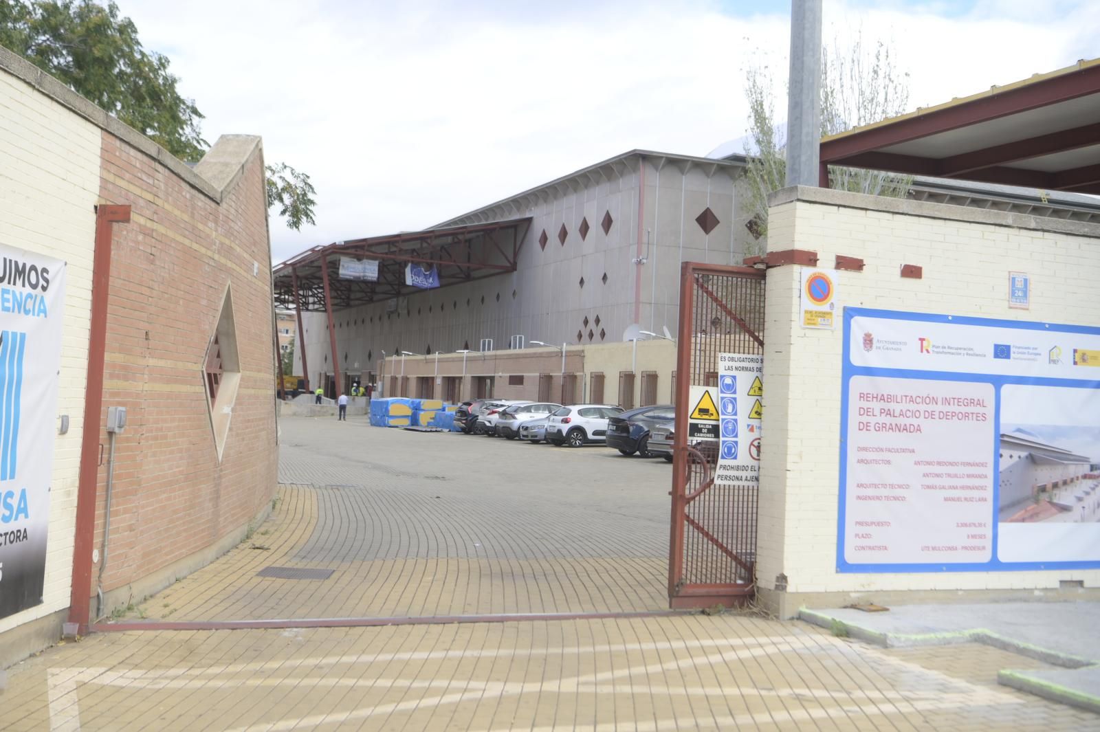 Imagen del exterior del Palacio de Deportes este miércoles