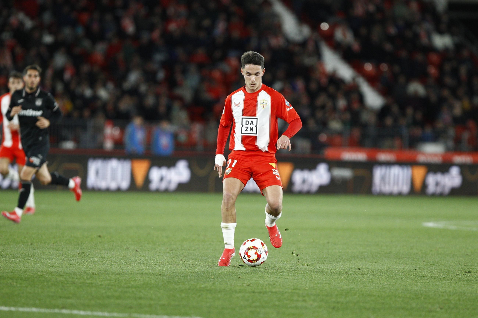 El partido U.D. Almería-C.D. Leganés de Copa del Rey, en imágenes